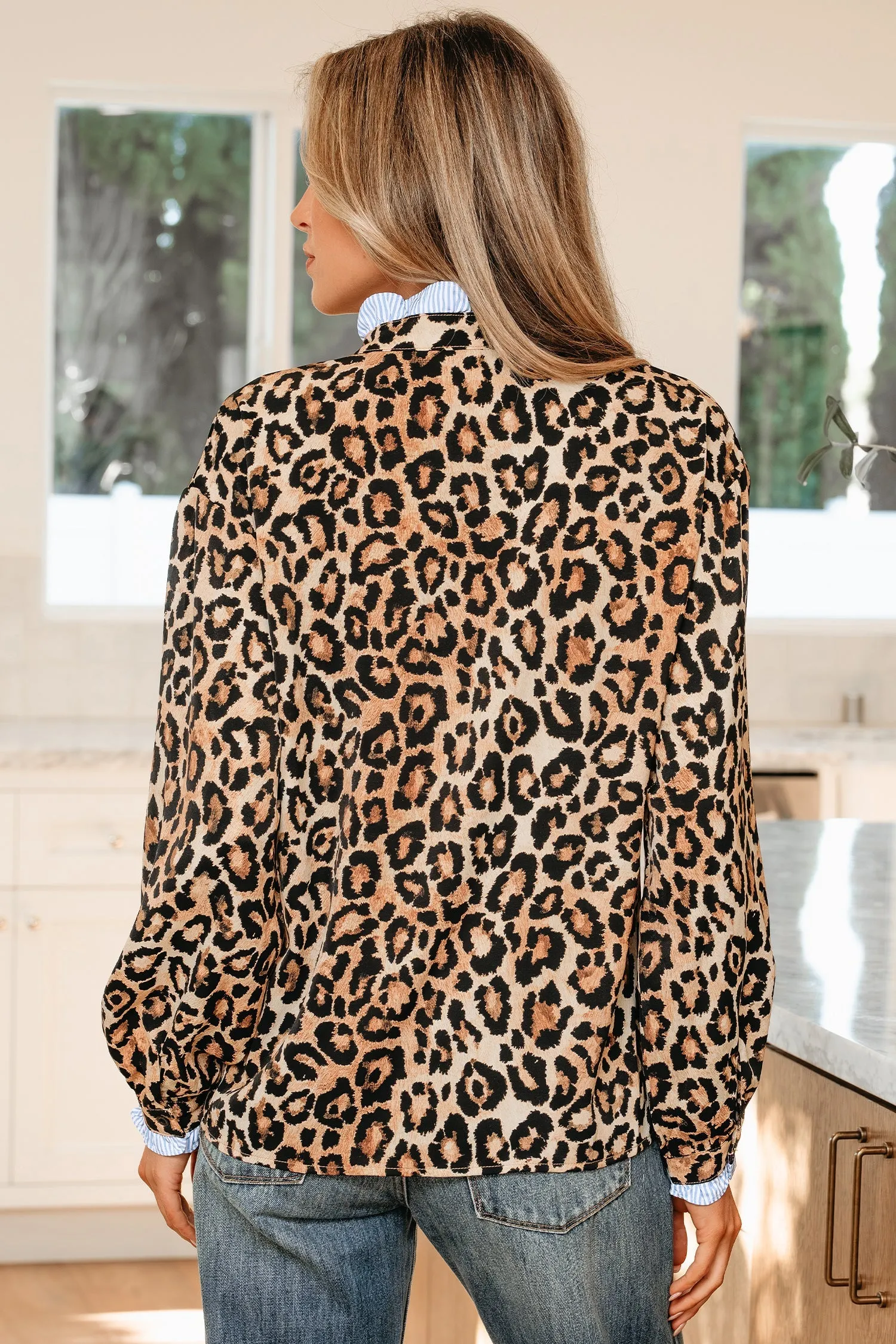 Threaded Pear Charlee Frilled Trim Chic Shirt sold by Zulily product image thumbnail 2