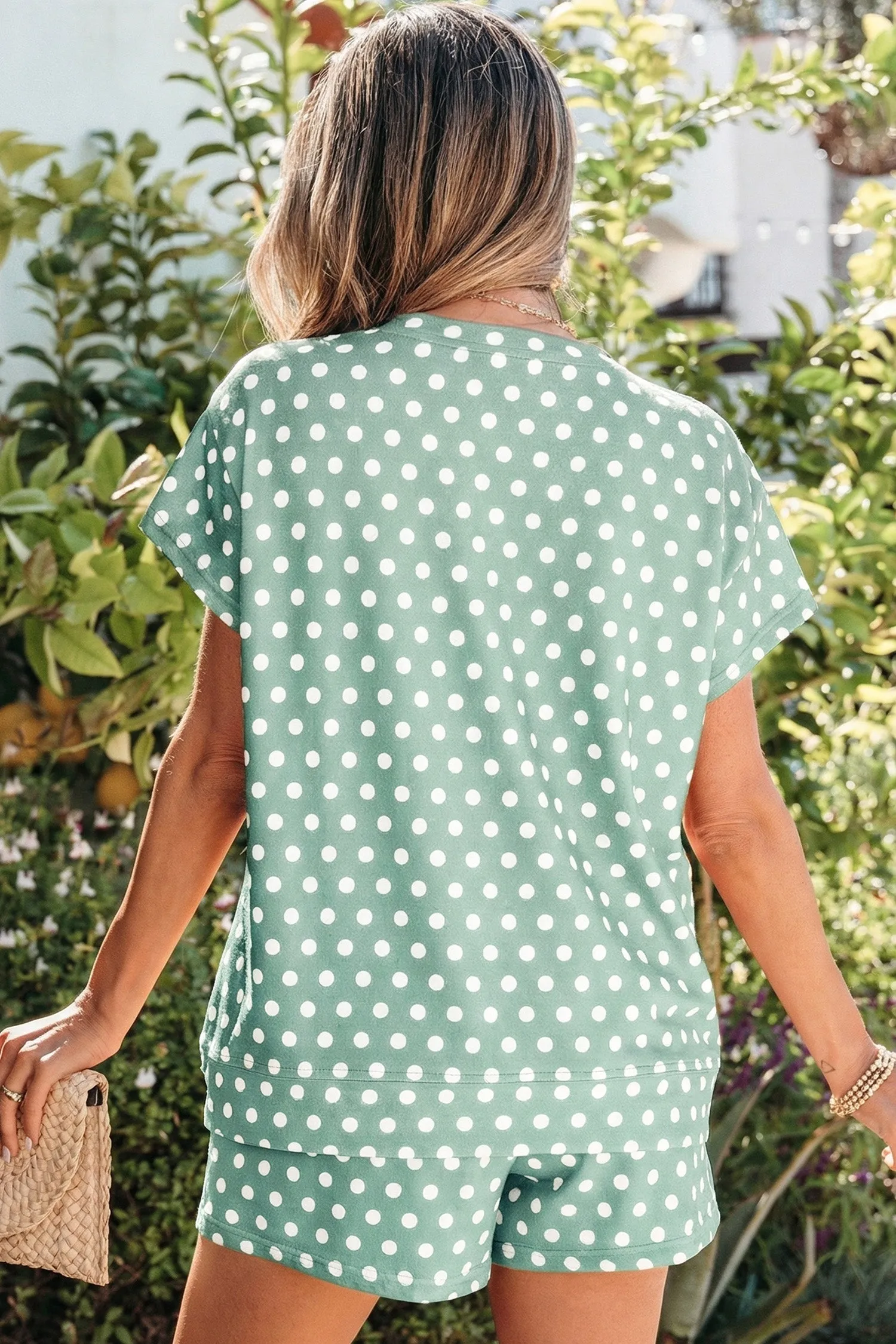 Threaded Pear Brittany Dot Print Short Set sold by Zulily product image thumbnail 2