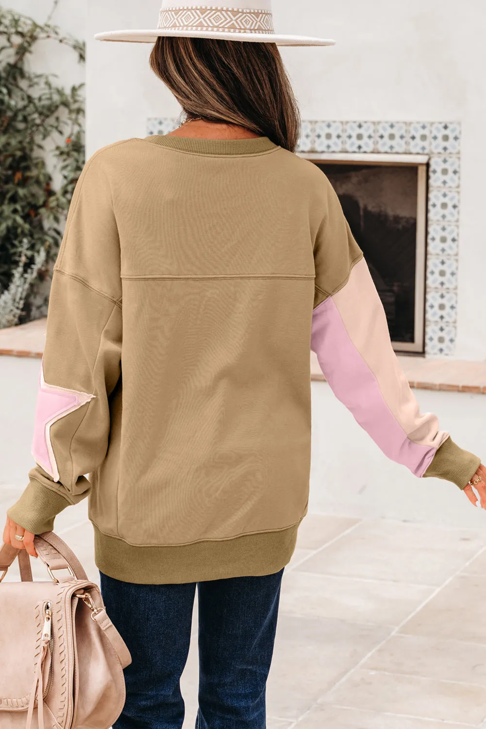 Threaded Pear Bern Hem Drop Shoulder Sweatshirt sold by Zulily product image thumbnail 2