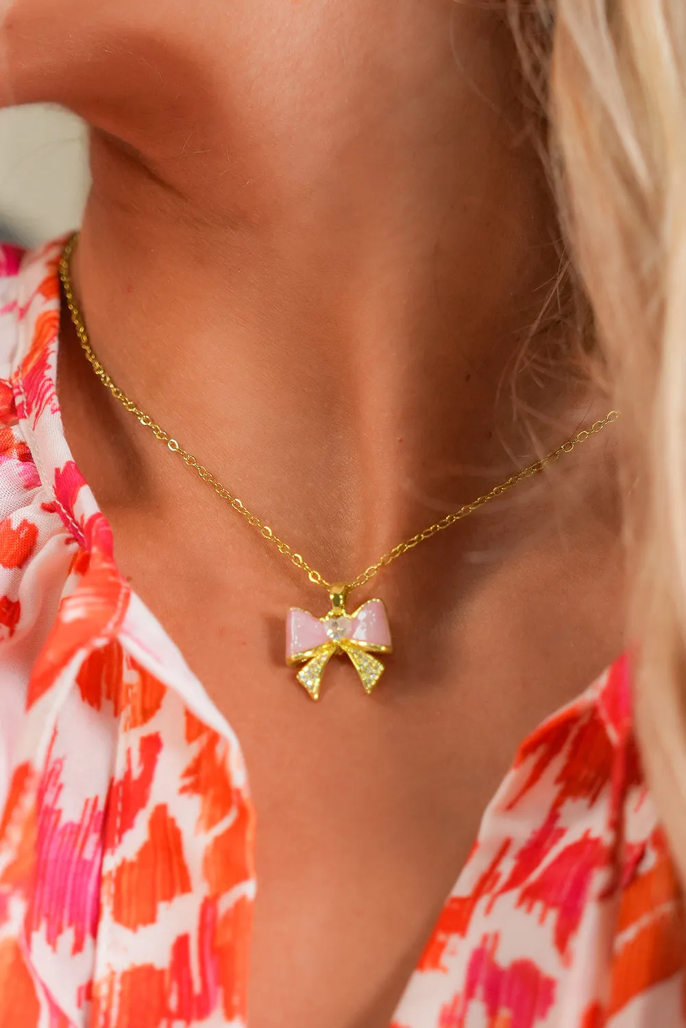 Threaded Pear Bailee Rhinestone Plated Choker Necklace sold by Zulily product image thumbnail 3