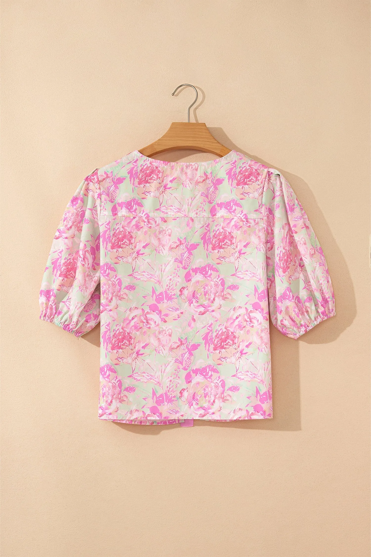 Threaded Pear Ayla Short Puff Sleeve Blouse sold by Zulily product image thumbnail 5