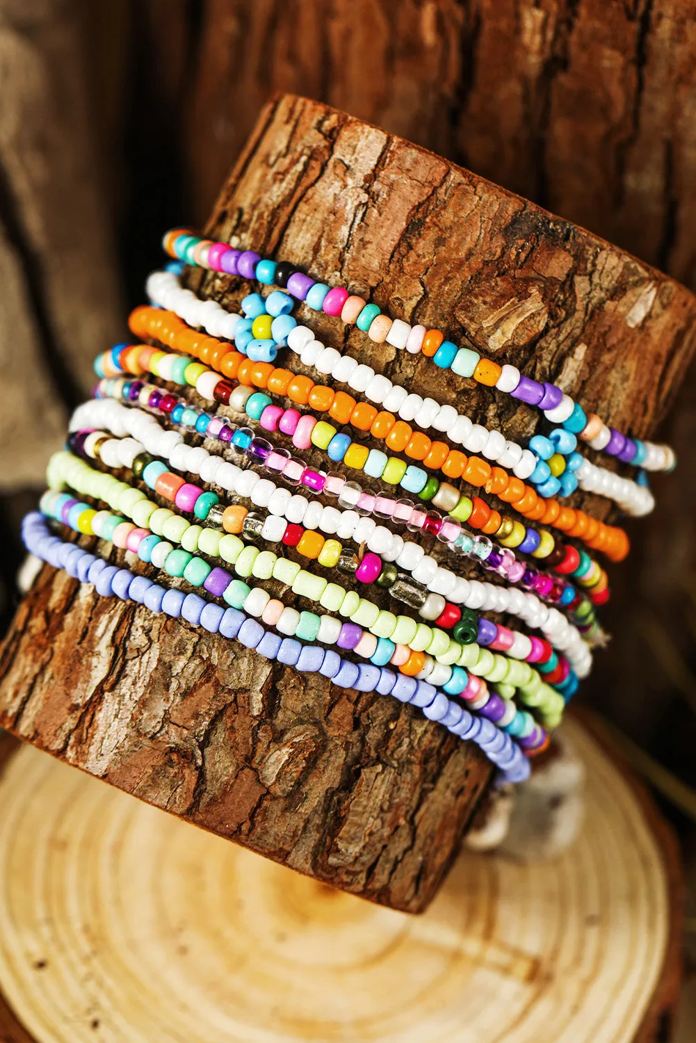 Threaded Pear Ashlyn Layered Beaded anklet Set sold by Zulily product image thumbnail 3