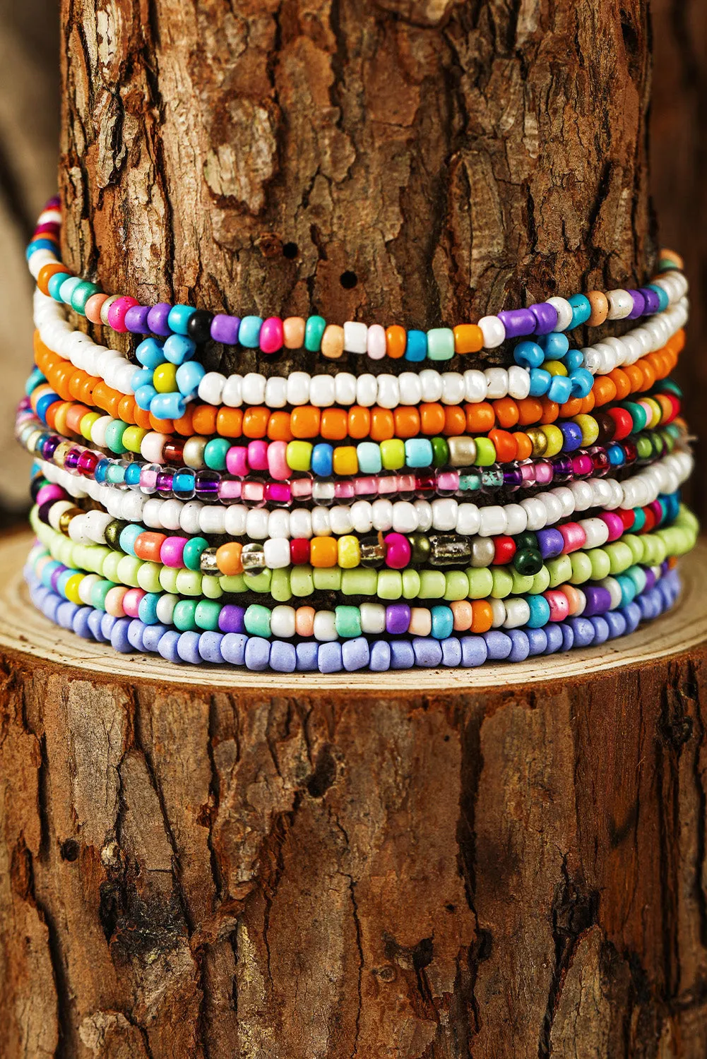 Threaded Pear Ashlyn Layered Beaded anklet Set sold by Zulily product image thumbnail 4