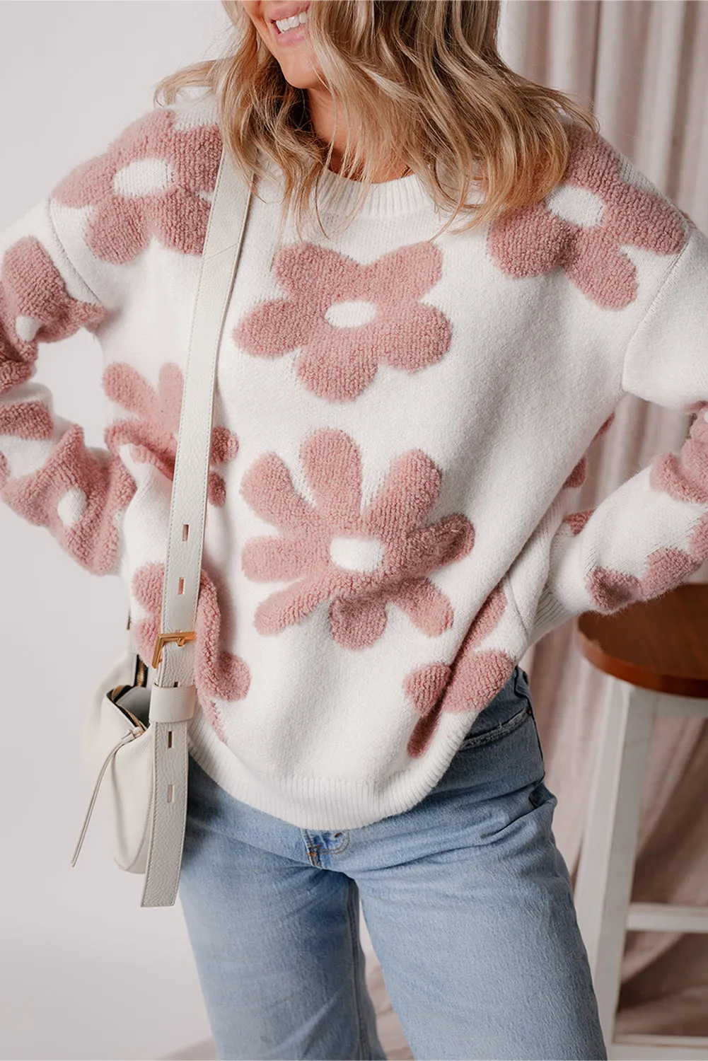 Threaded Pear Aria Drop Shoulder Loose Sweater sold by Zulily product image thumbnail 3