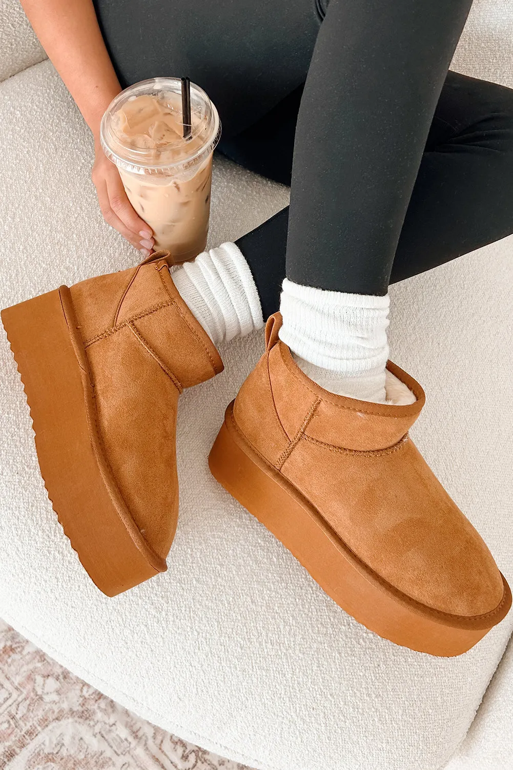 Threaded Pear Anna Fur Lined Suede Ankle Snow Boots sold by Zulily product image thumbnail 5