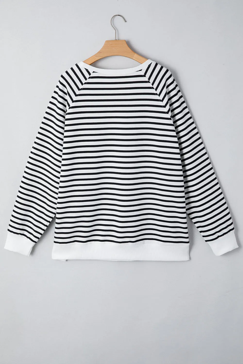 Threaded Pear Amelia Side Slits Loose Sweatshirt sold by Zulily product image thumbnail 2
