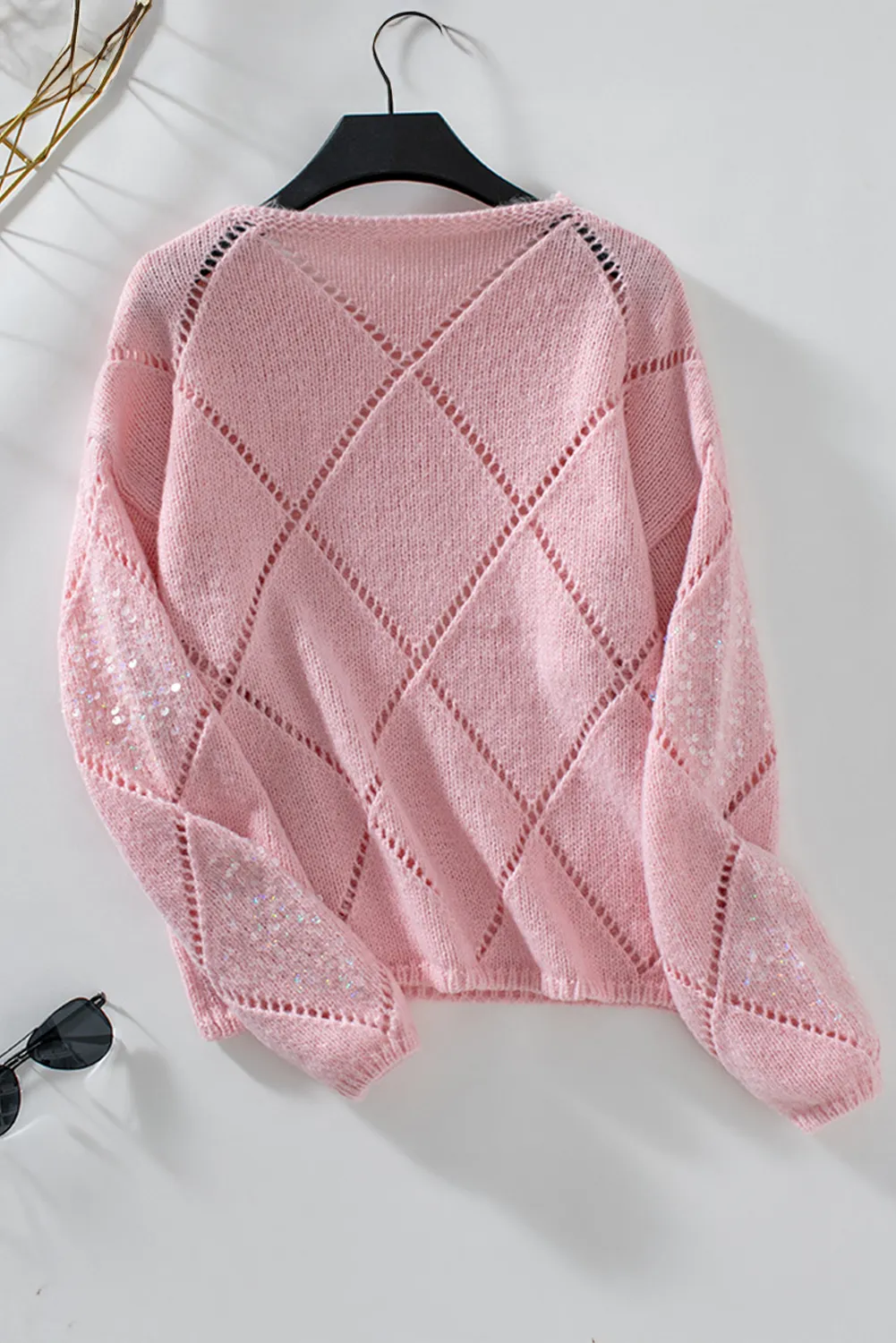 Threaded Pear Amelia Pattern Sequin Detail Sweater sold by Zulily product image thumbnail 4