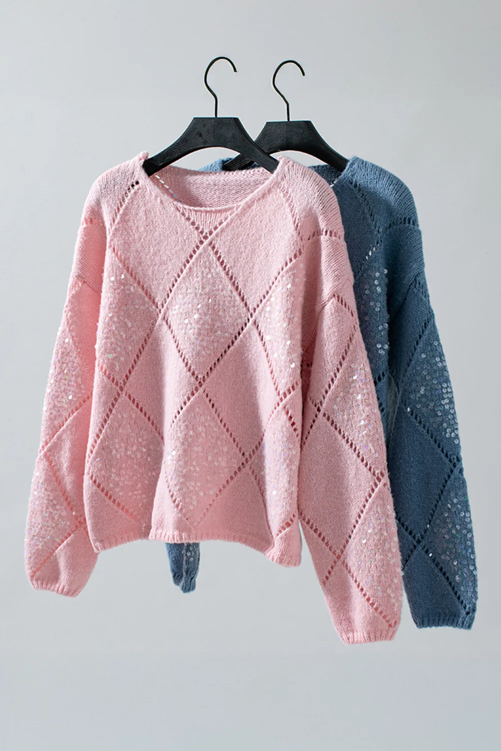 Threaded Pear Amelia Pattern Sequin Detail Sweater sold by Zulily product image thumbnail 2