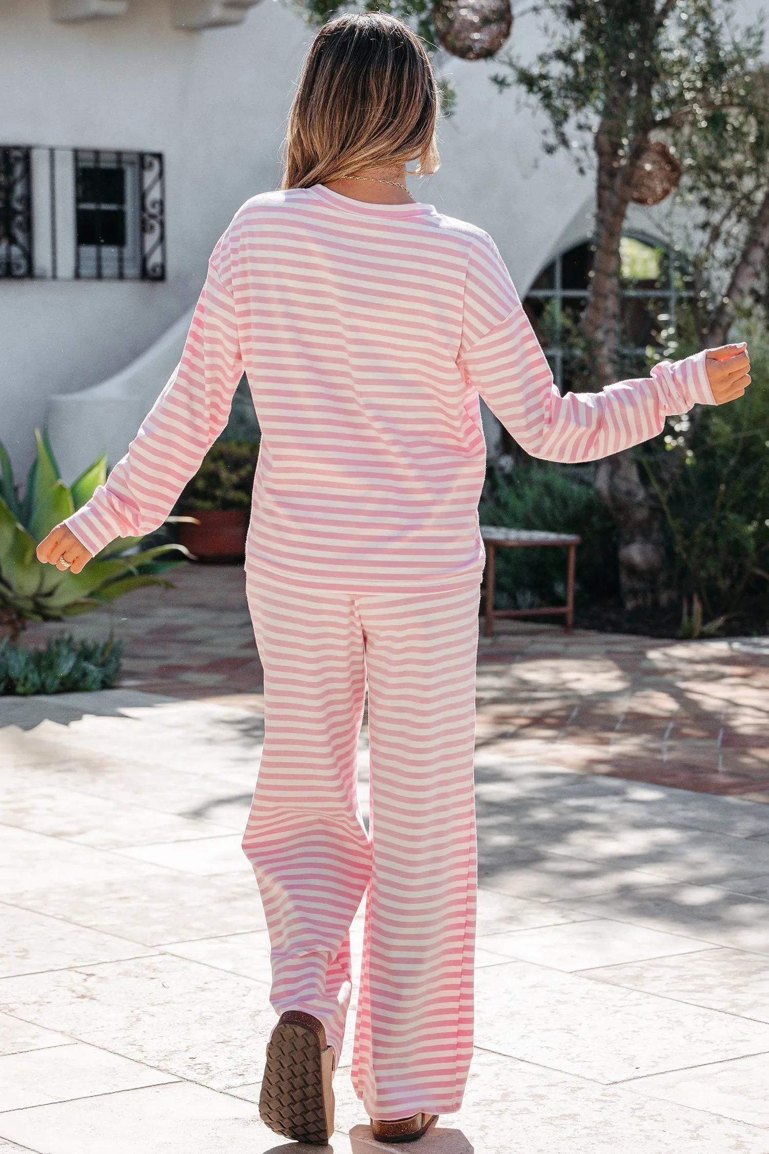 Threaded Pear Amber Stripe Drop Shoulder Set sold by Zulily product image thumbnail 5