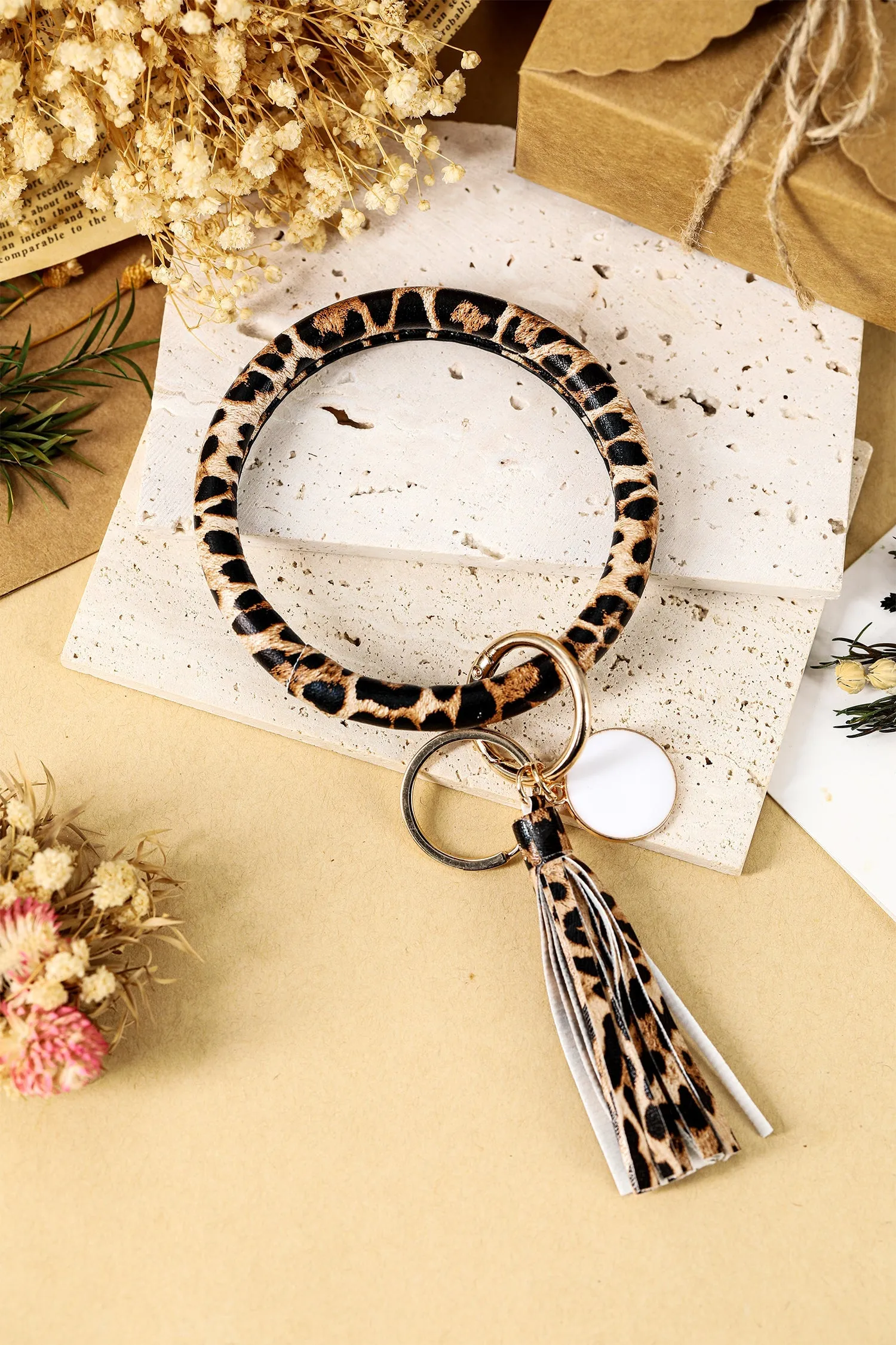 Threaded Pear Amani Key Chain Bangle Bracelet sold by Zulily product image thumbnail 2