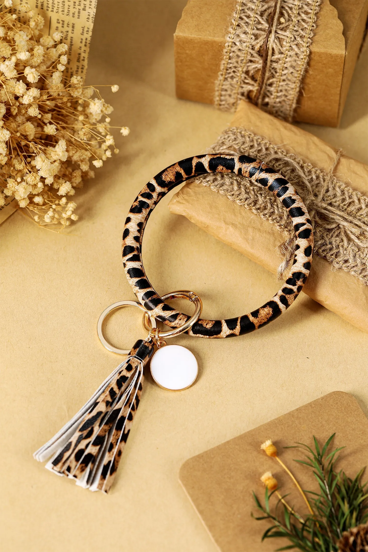 Threaded Pear Amani Key Chain Bangle Bracelet sold by Zulily product image thumbnail 3