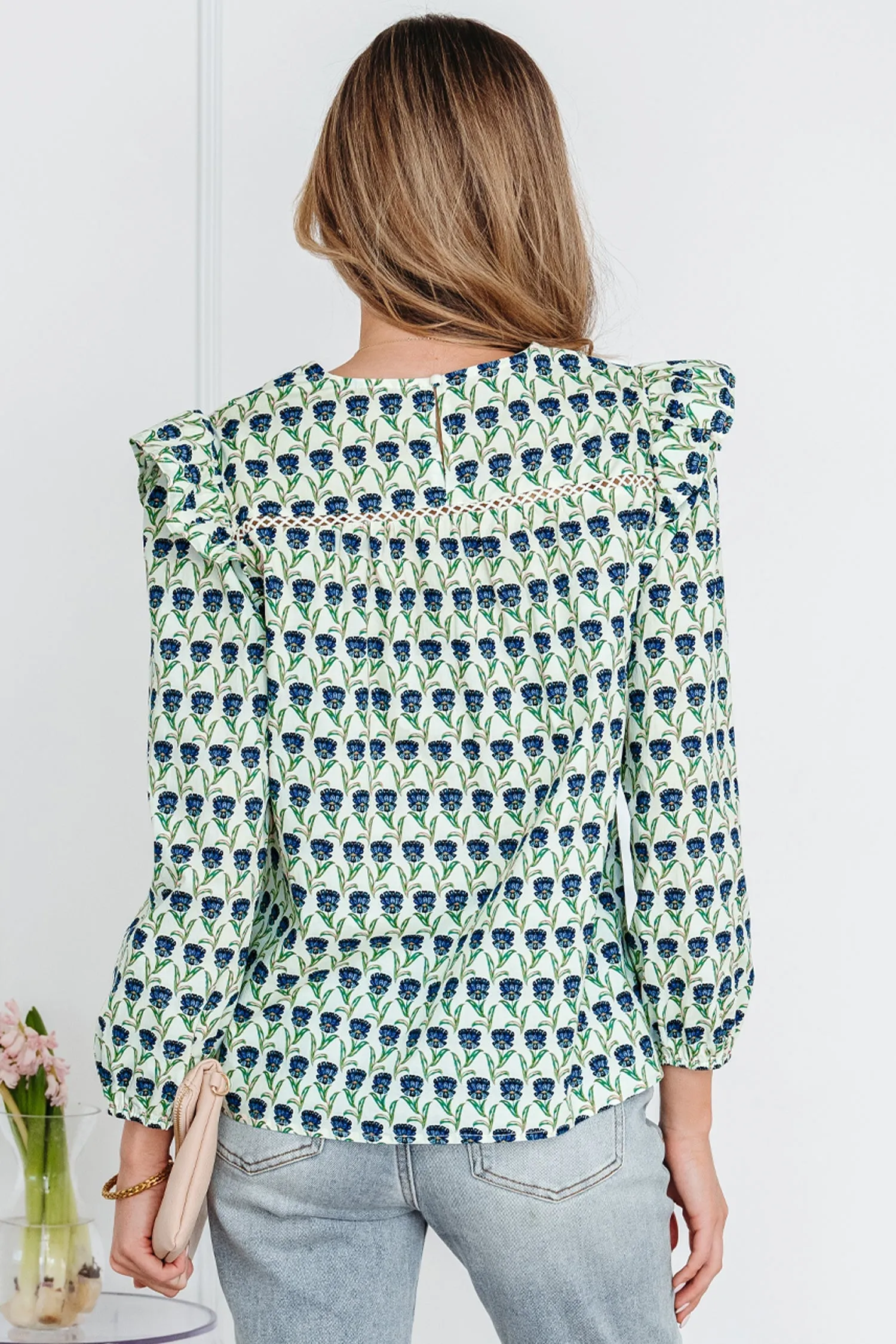 Threaded Pear Amalia Long Sleeve Blouse Long Sleeve Top sold by Zulily product image thumbnail 2