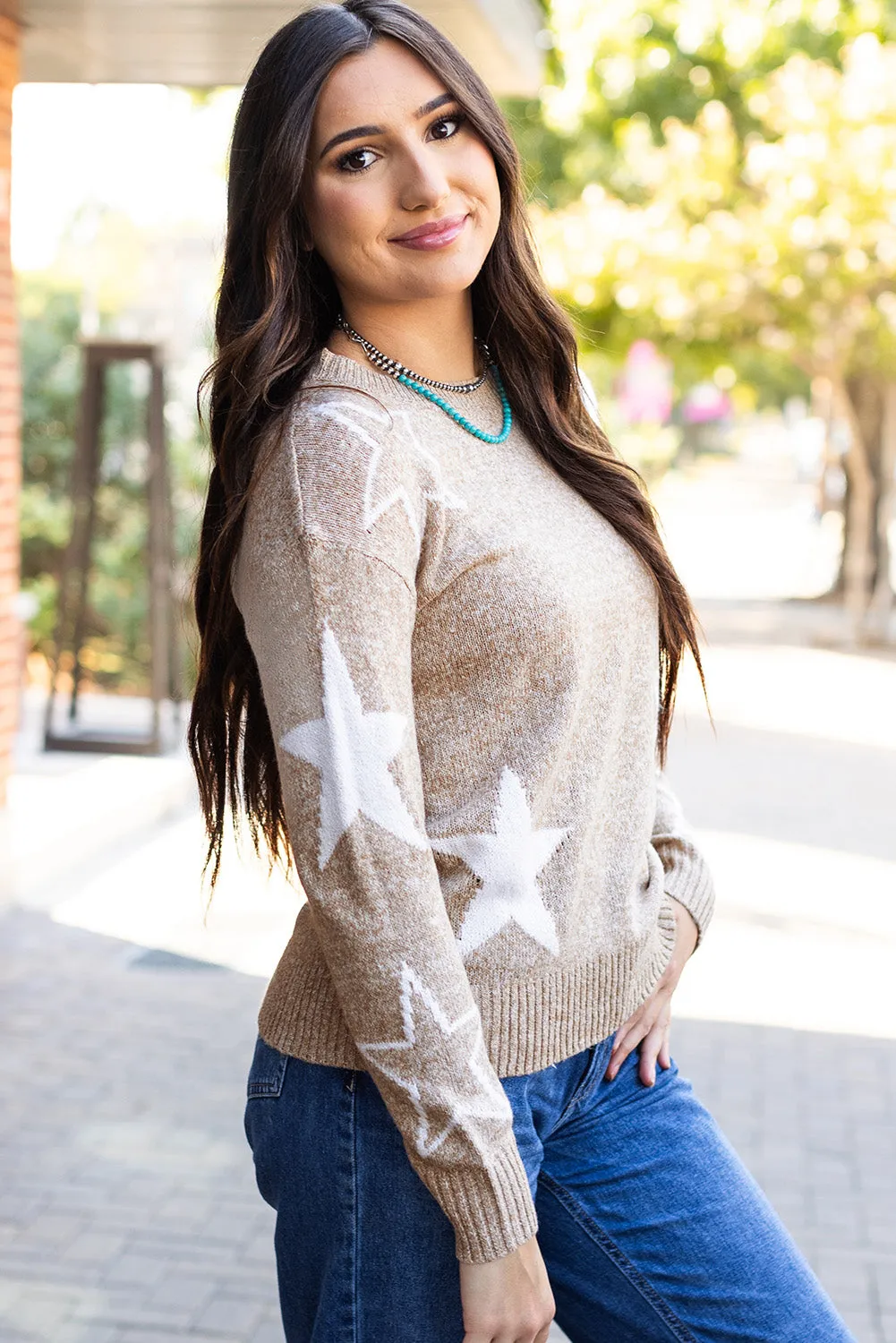 Threaded Pear Alani Star Pattern Sweater sold by Zulily product image thumbnail 3