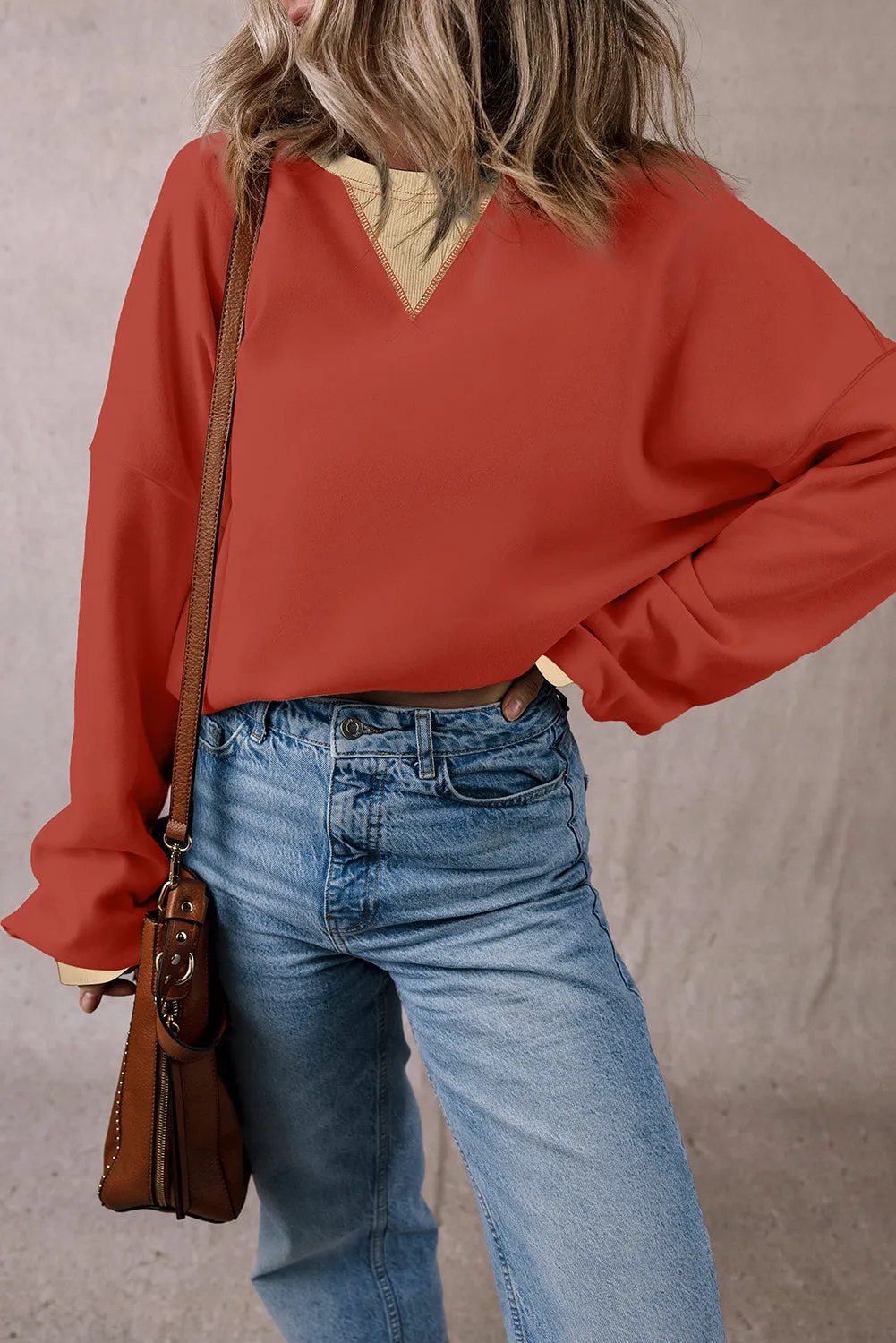 Threaded Pear Abigail Drop Shoulder Oversized Sweatshirt sold by Zulily product image thumbnail 5