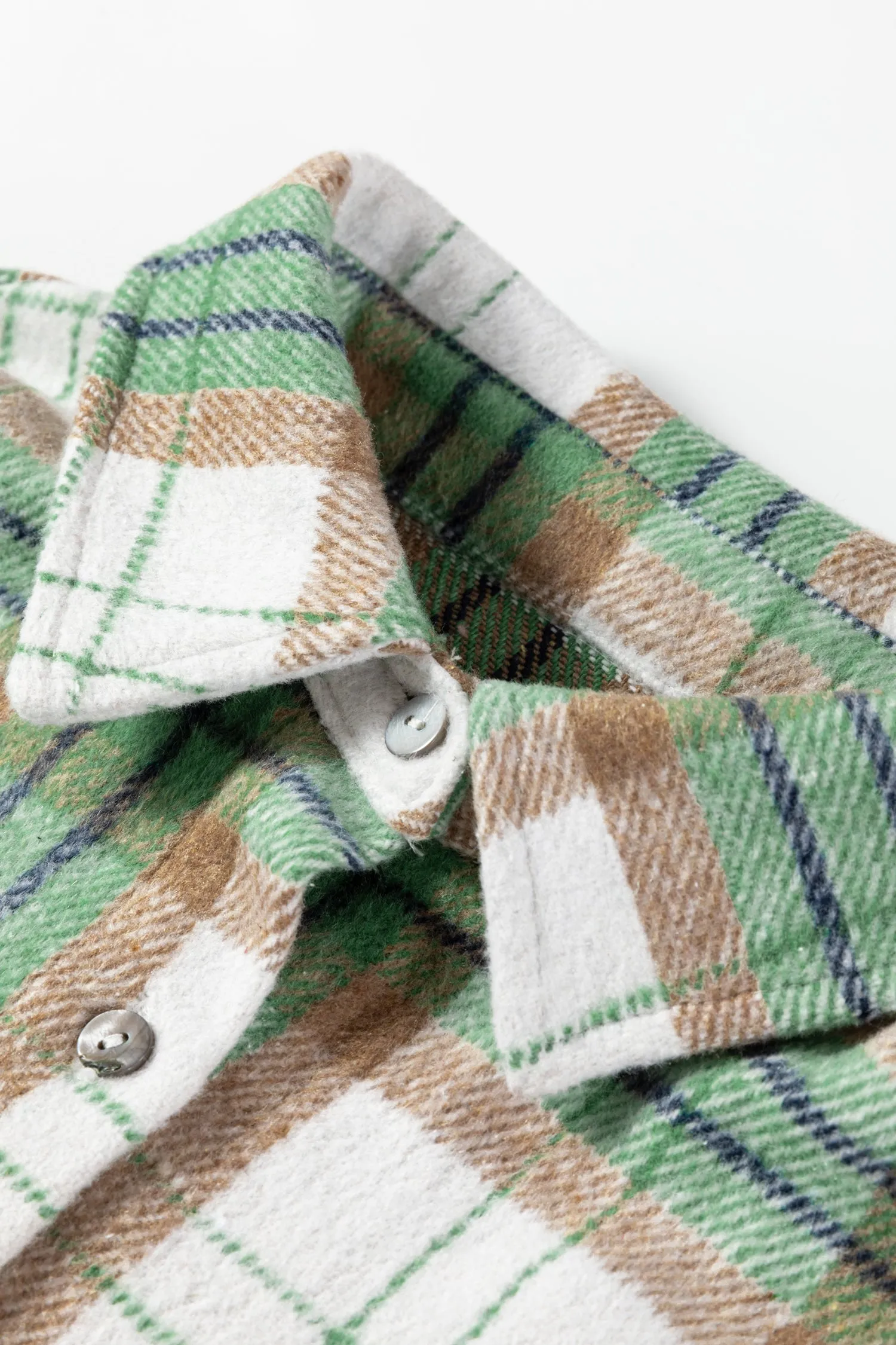 Threaded Pear Abigail Plaid Casual Flannel Shacket sold by Zulily product image thumbnail 3