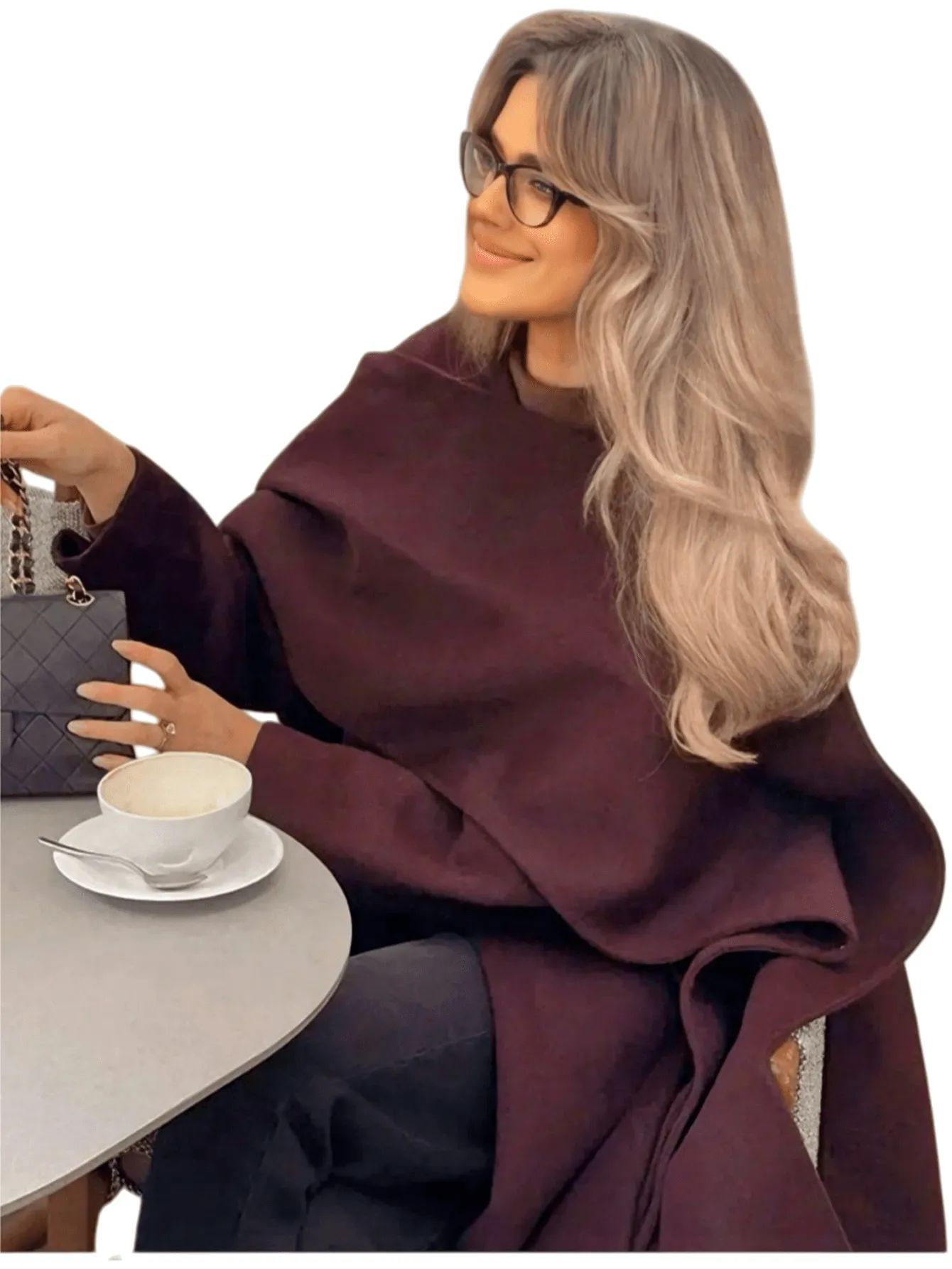 Chic YC Women's Classy Open Front Coat sold by Zulily product image thumbnail 2