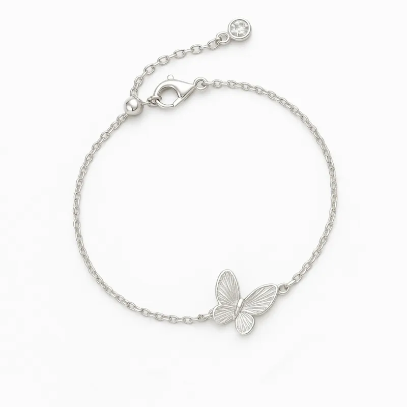 Crystal Butterfly Bracelet made by Zulily