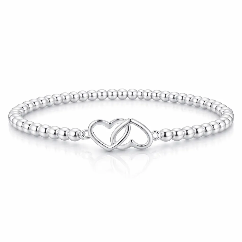 Beaded Intertwined Heart Bracelet sold by Zulily