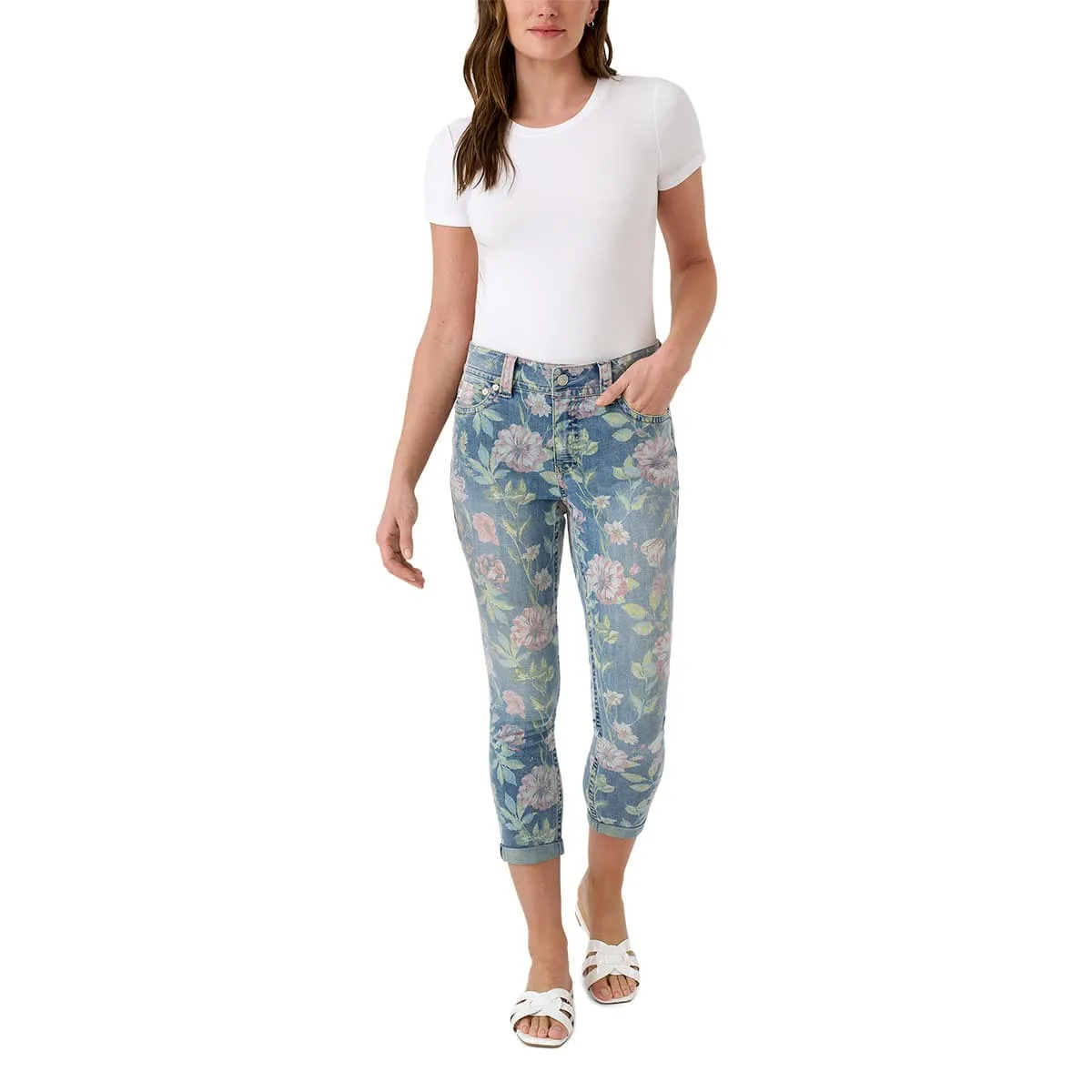 Seven7 Women's Starlette Cropped Skinny Jean sold by Zulily