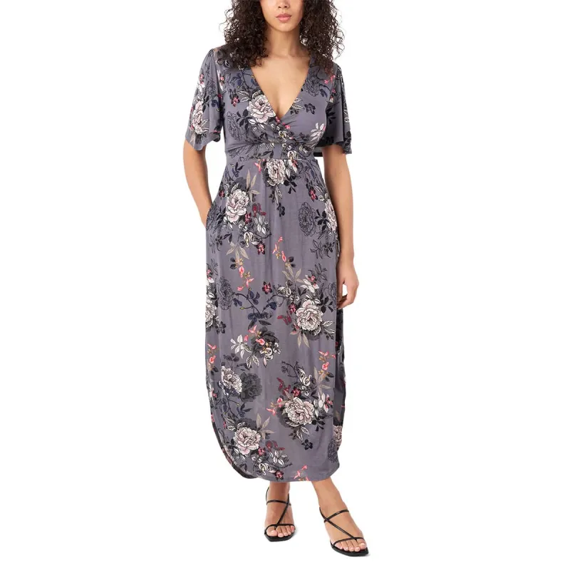 Seven7 Women's Flutter Sleeve Molded Cup Dress made by Seven7