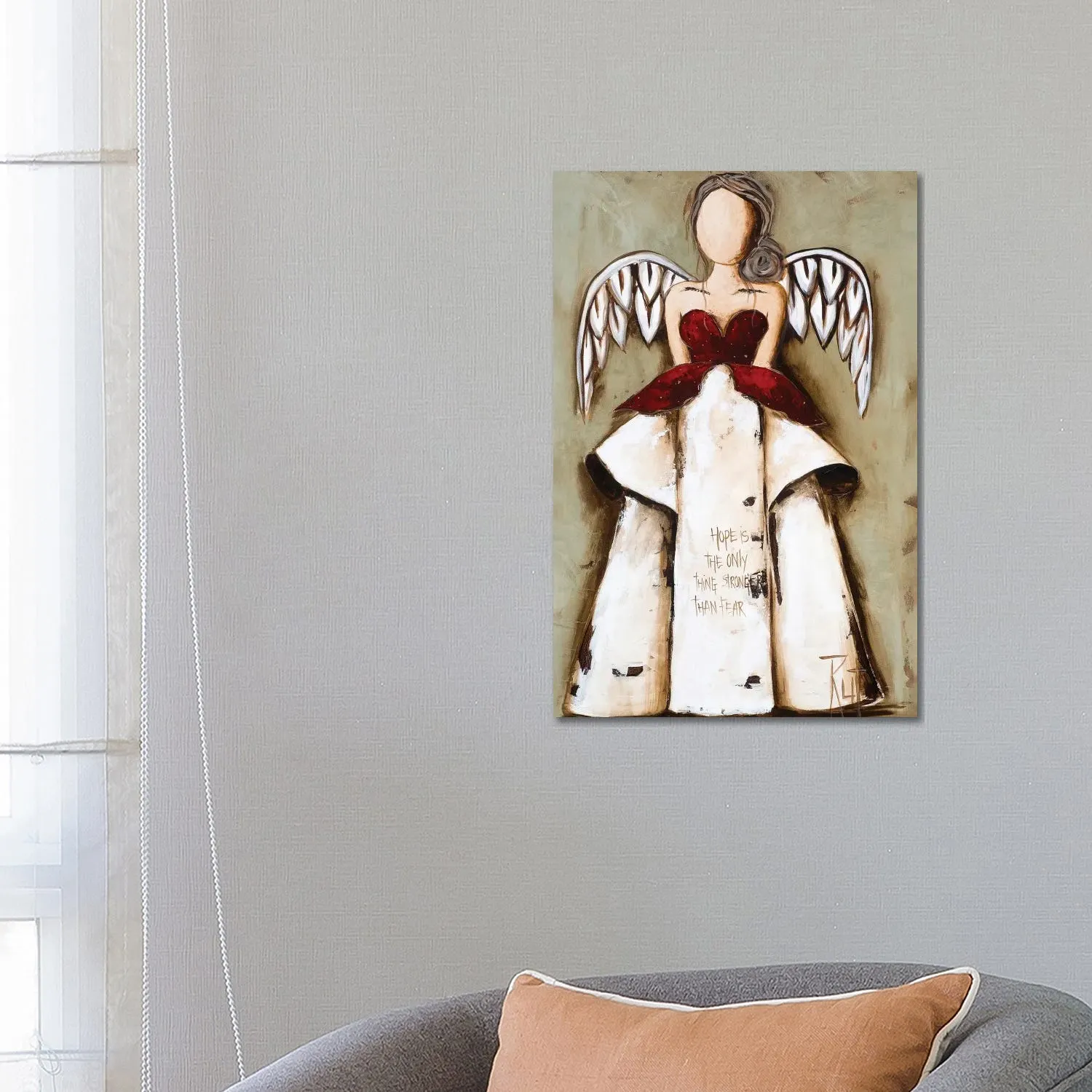 Hope Is The Only Thing by Ruth's Angels - Canvas Gallery Wrap sold by Zulily product image thumbnail 3