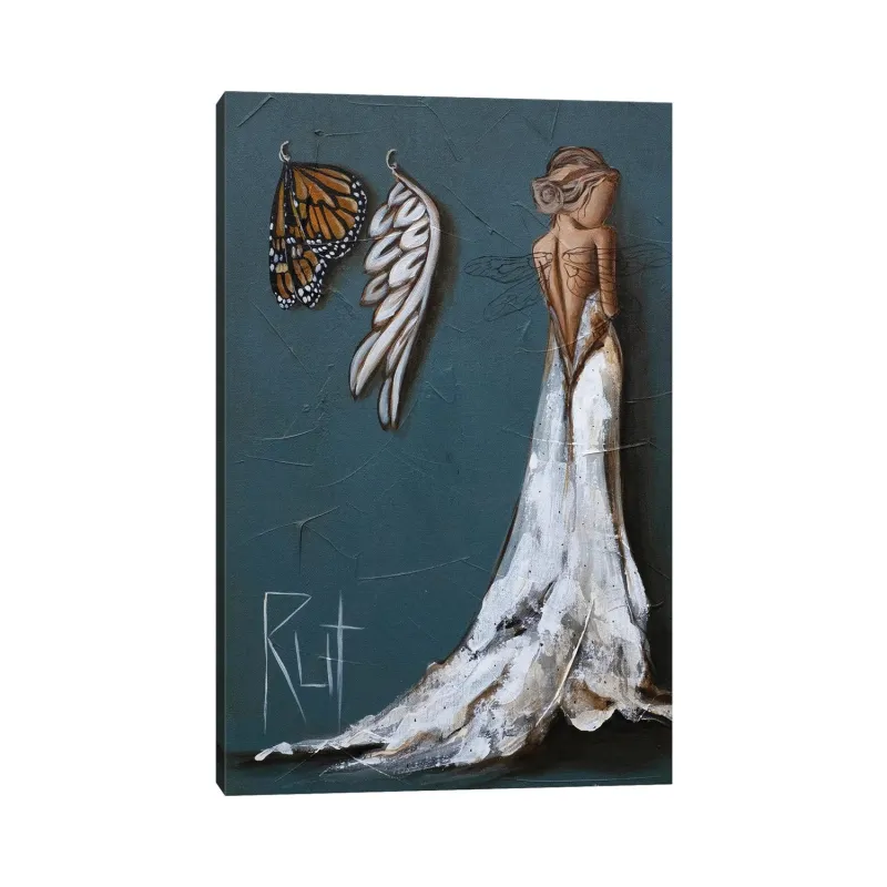 Butterfly And Angel Wings by Ruth's Angels - Canvas Gallery Wrap made by Zulily
