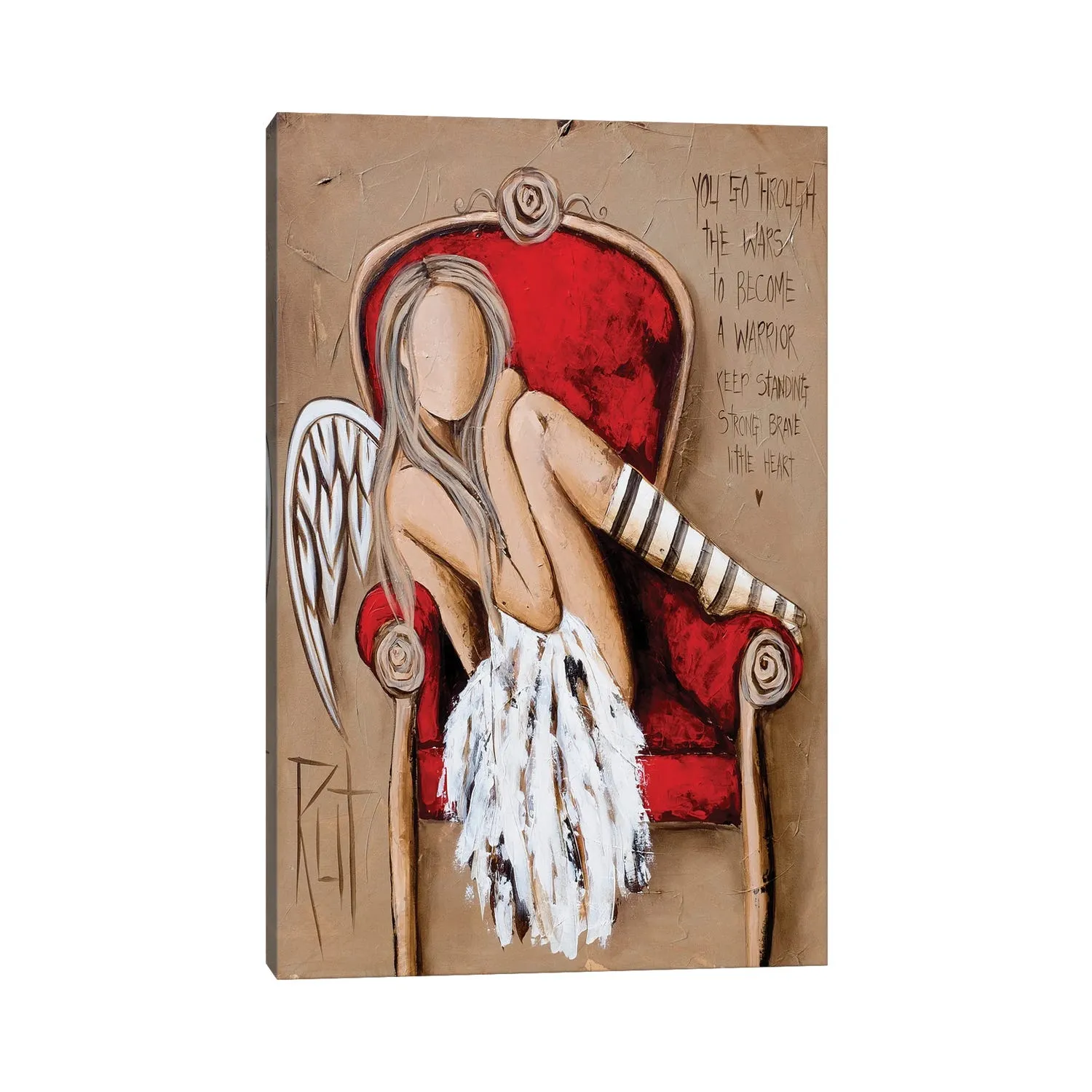Strong And Brave by Ruth's Angels - Canvas Gallery Wrap sold by Zulily