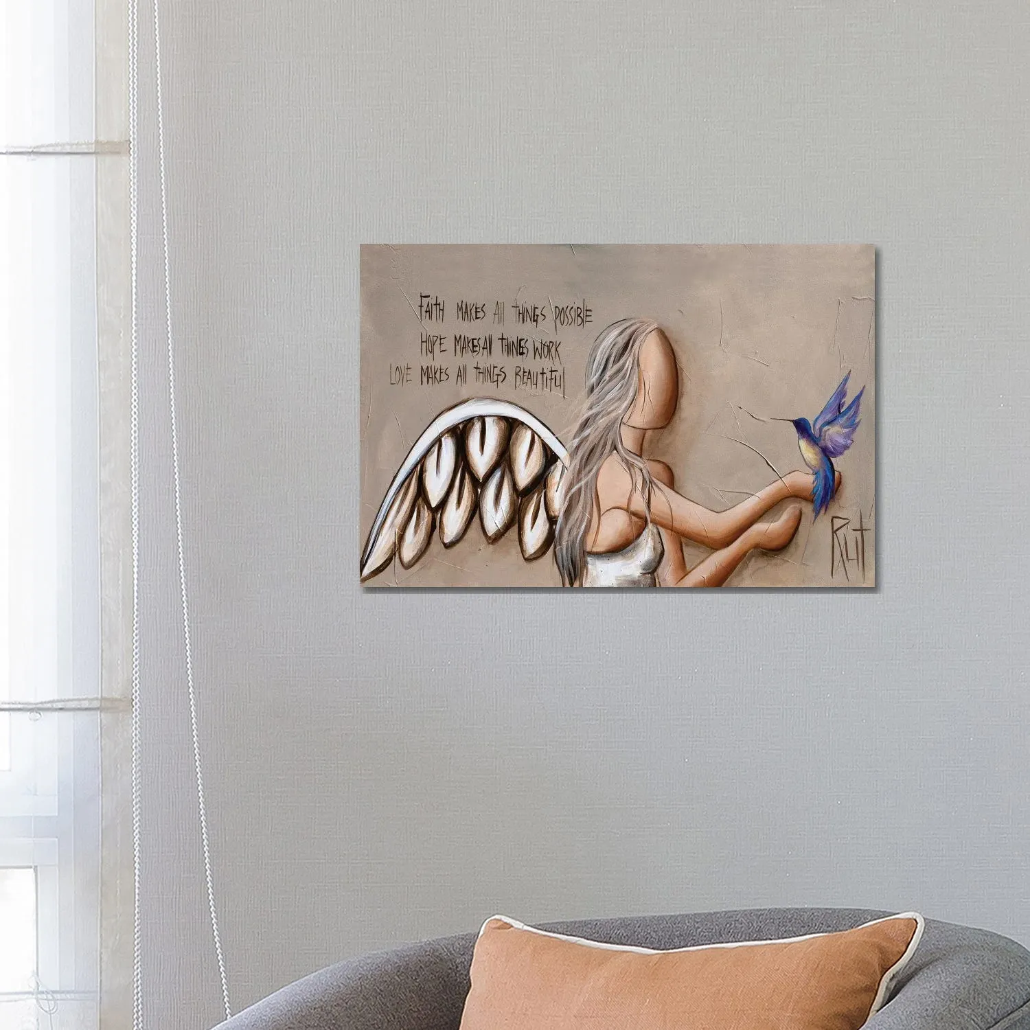 Faith Hope Love by Ruth's Angels - Canvas Gallery Wrap sold by Zulily product image thumbnail 3