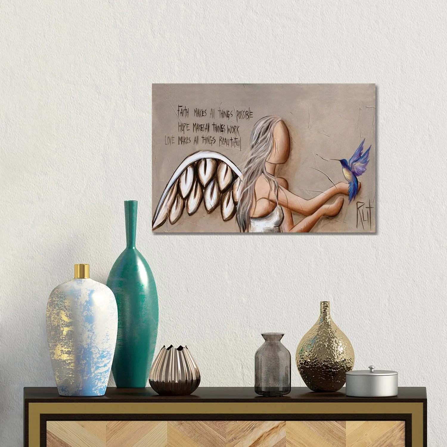 Faith Hope Love by Ruth's Angels - Canvas Gallery Wrap sold by Zulily product image thumbnail 2