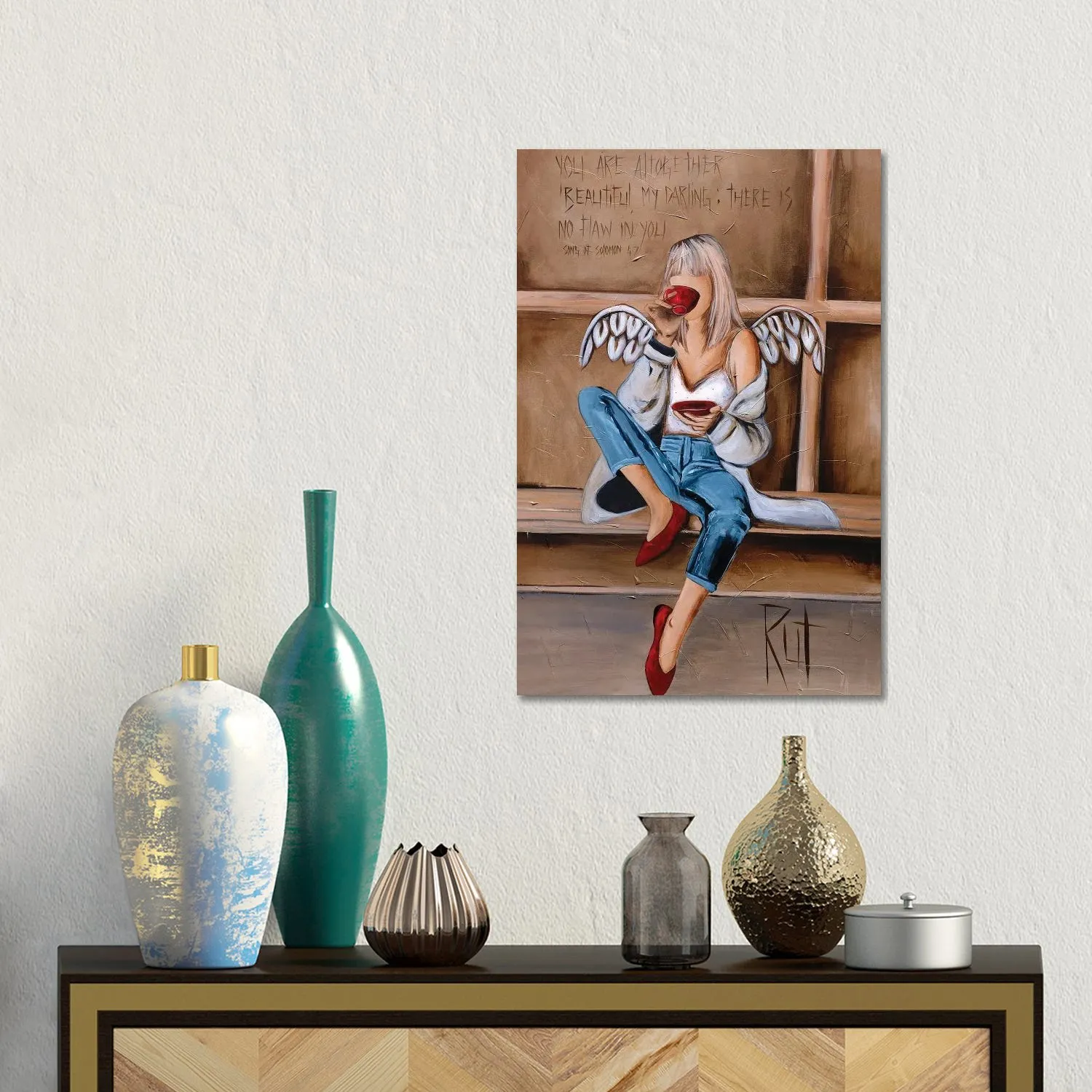 You Are Altogether Beautiful by Ruth's Angels - Canvas Gallery Wrap sold by Zulily product image thumbnail 2