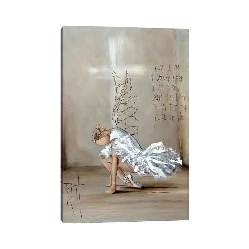 Here I Am To Worship by Ruth's Angels - Canvas Gallery Wrap made by Zulily
