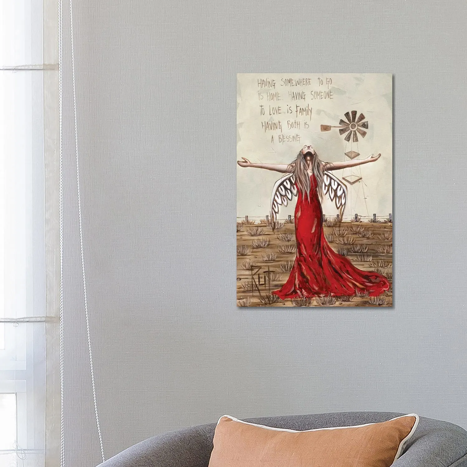 Having Somewhere To Go by Ruth's Angels - Canvas Gallery Wrap sold by Zulily product image thumbnail 3