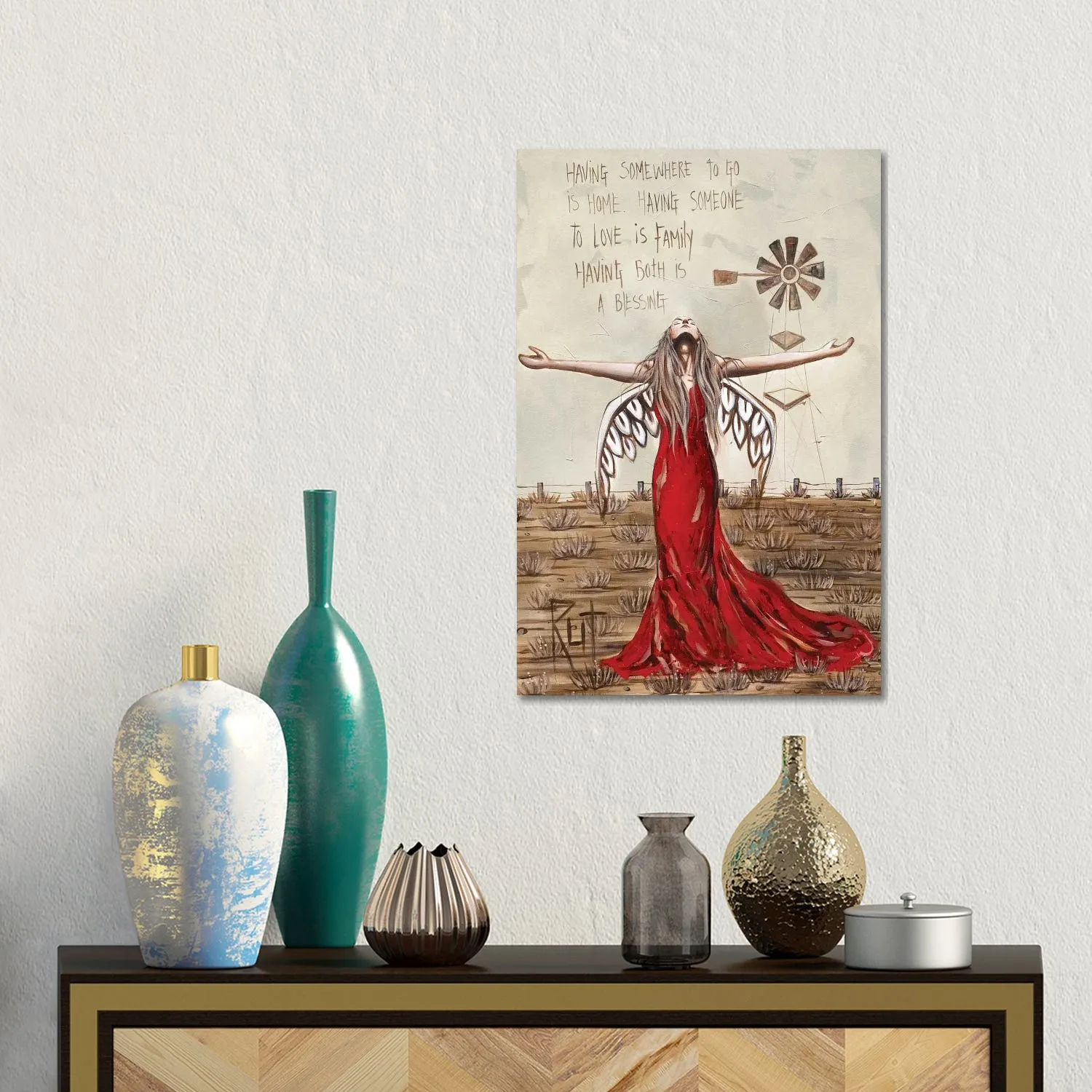 Having Somewhere To Go by Ruth's Angels - Canvas Gallery Wrap sold by Zulily product image thumbnail 2