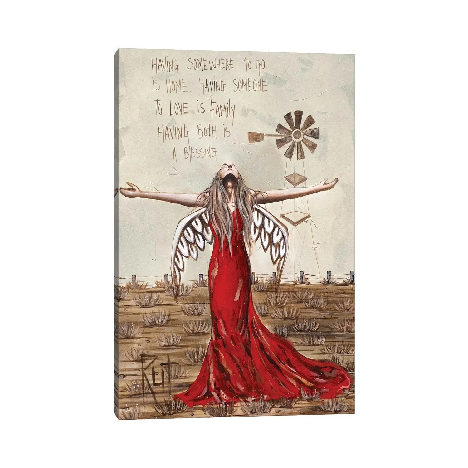 Having Somewhere To Go by Ruth's Angels - Canvas Gallery Wrap sold by Zulily