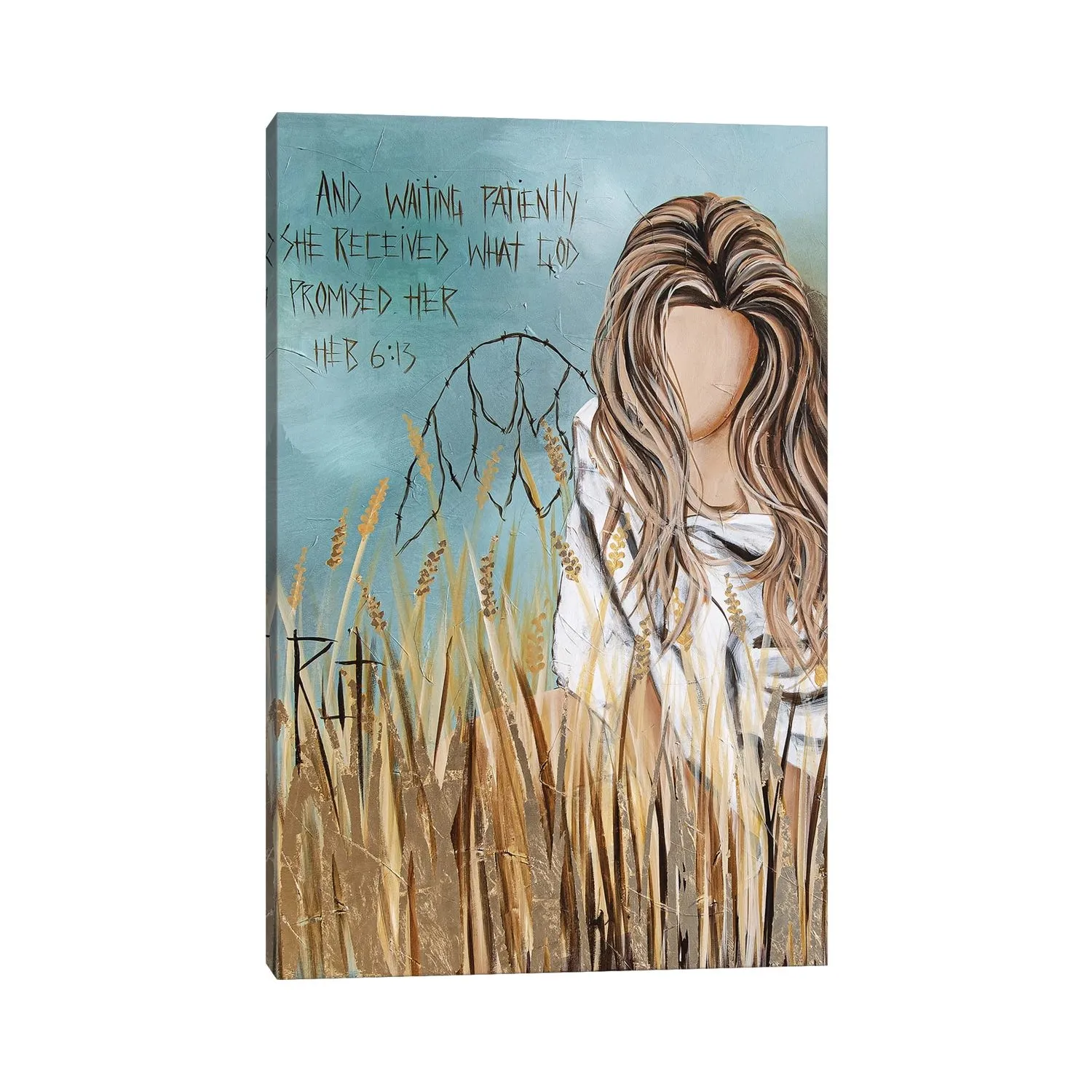 And Waiting Patiently by Ruth's Angels - Canvas Gallery Wrap sold by Zulily