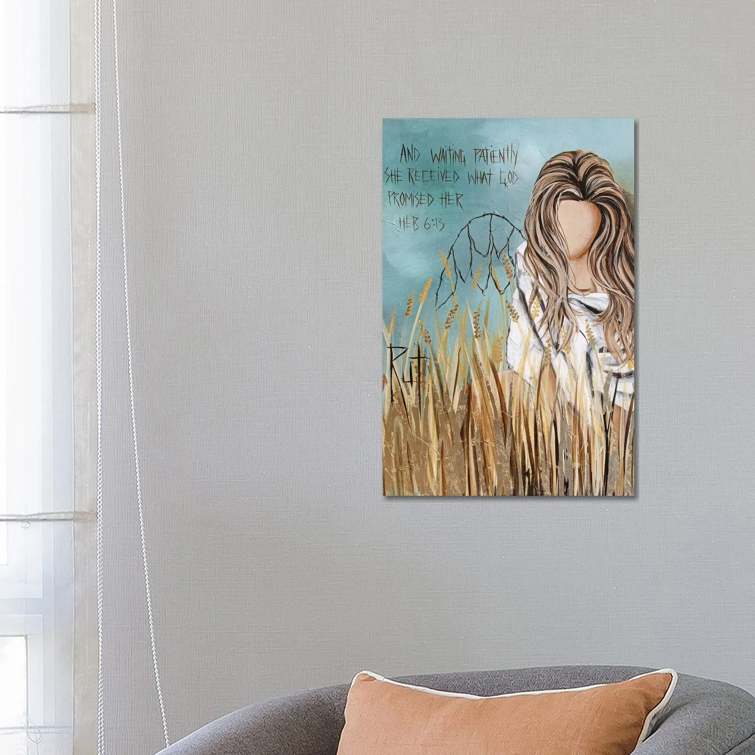 And Waiting Patiently by Ruth's Angels - Canvas Gallery Wrap sold by Zulily product image thumbnail 3