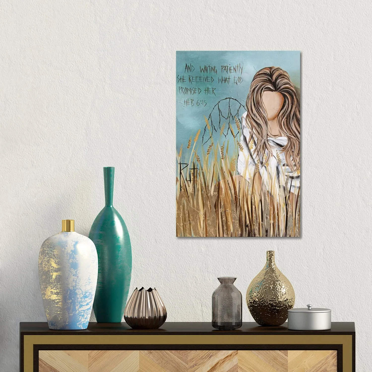 And Waiting Patiently by Ruth's Angels - Canvas Gallery Wrap sold by Zulily product image thumbnail 2
