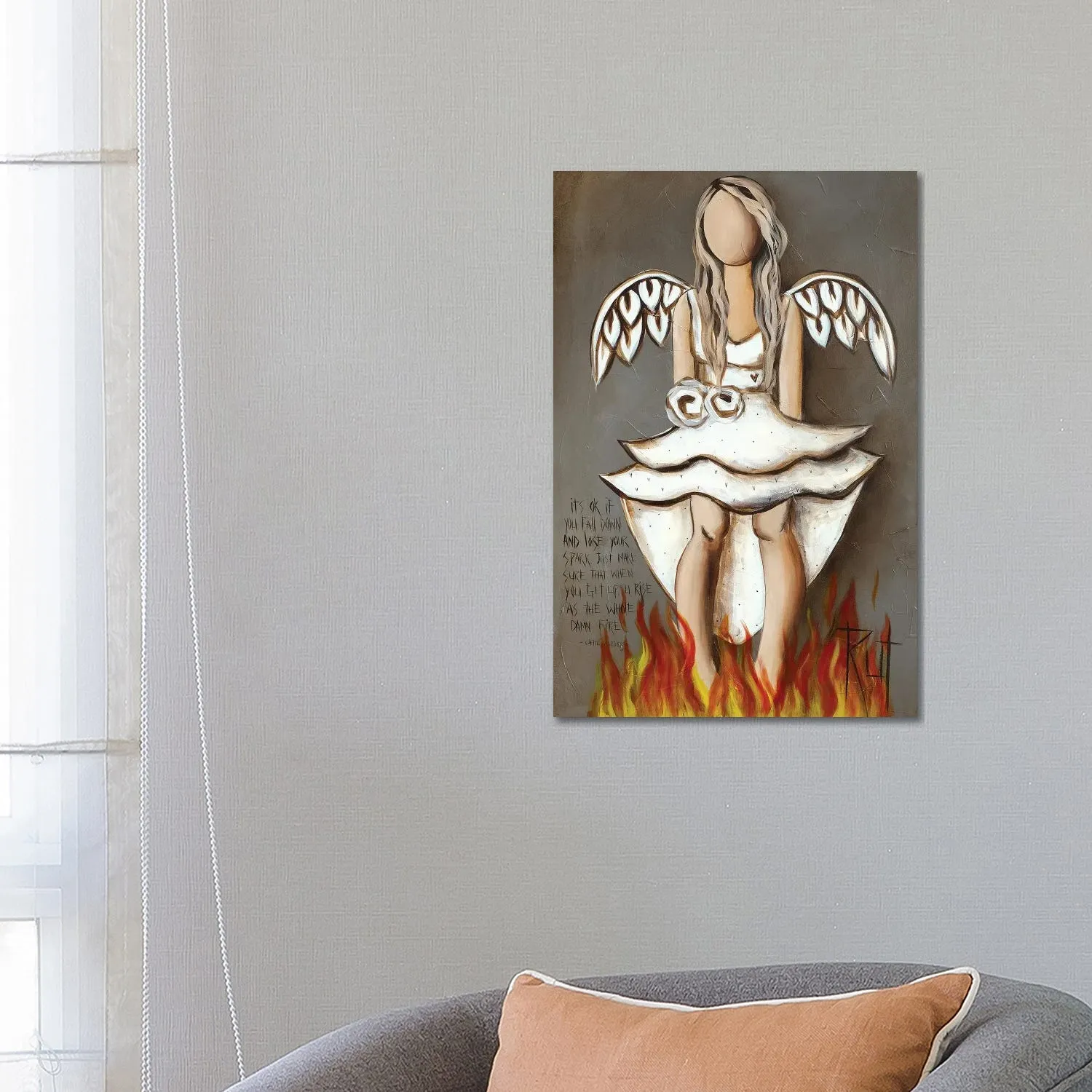 It's Okay If You Fall by Ruth's Angels - Canvas Gallery Wrap sold by Zulily product image thumbnail 2