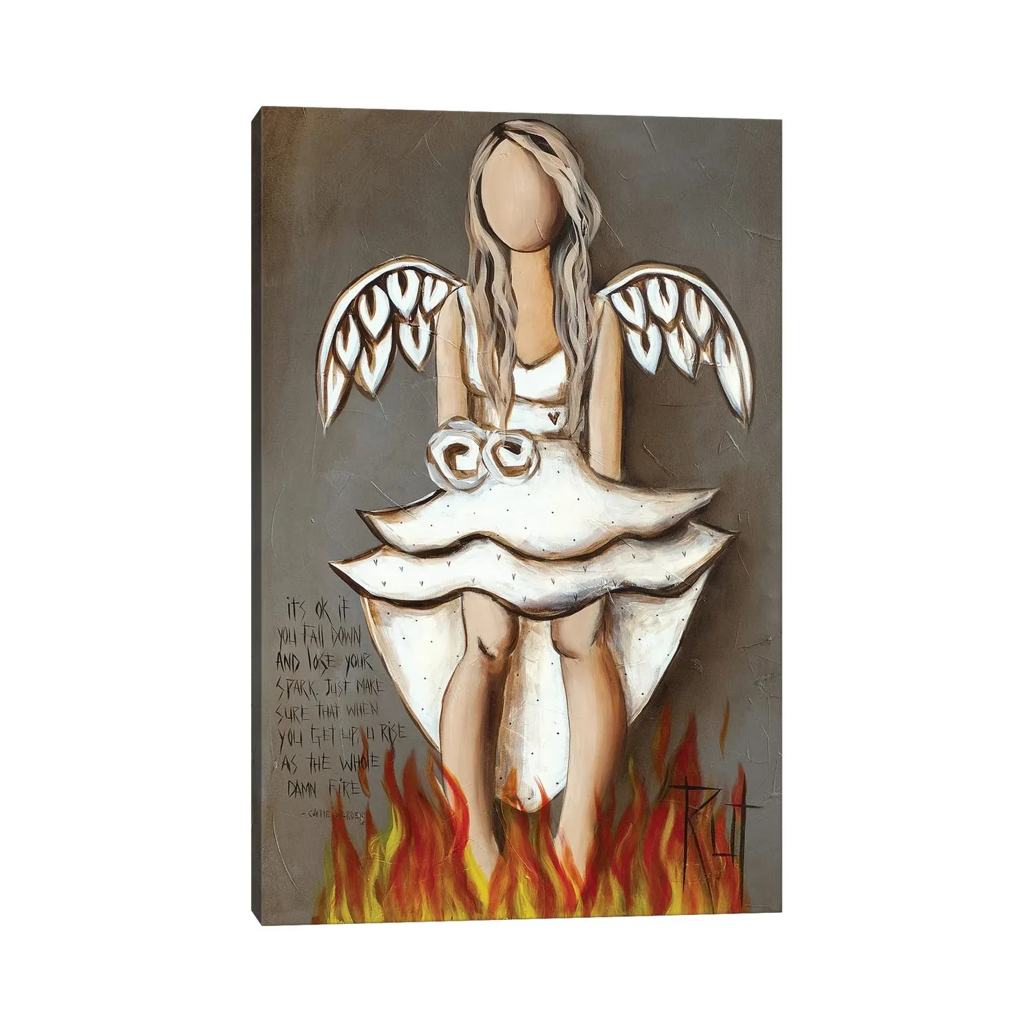 It's Okay If You Fall by Ruth's Angels - Canvas Gallery Wrap sold by Zulily