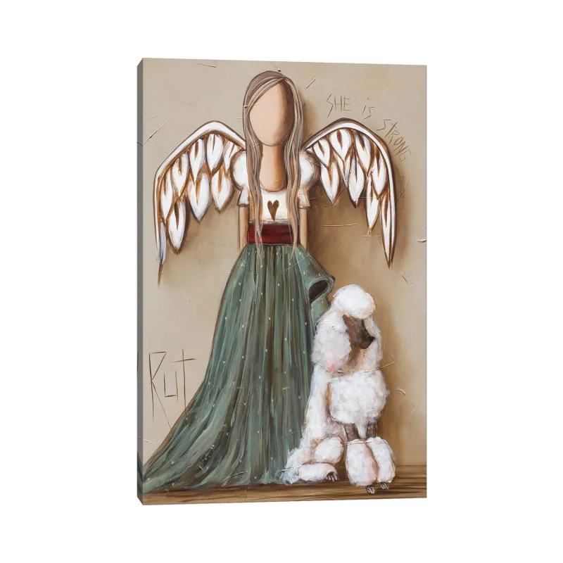 She Is Strong by Ruth's Angels - Canvas Gallery Wrap made by Zulily
