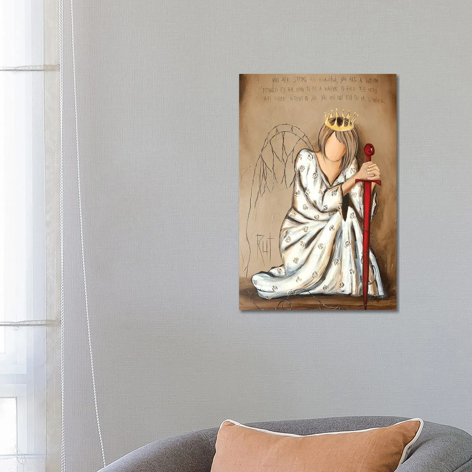 You Are Strong And Beautiful by Ruth's Angels - Canvas Gallery Wrap sold by Zulily product image thumbnail 3