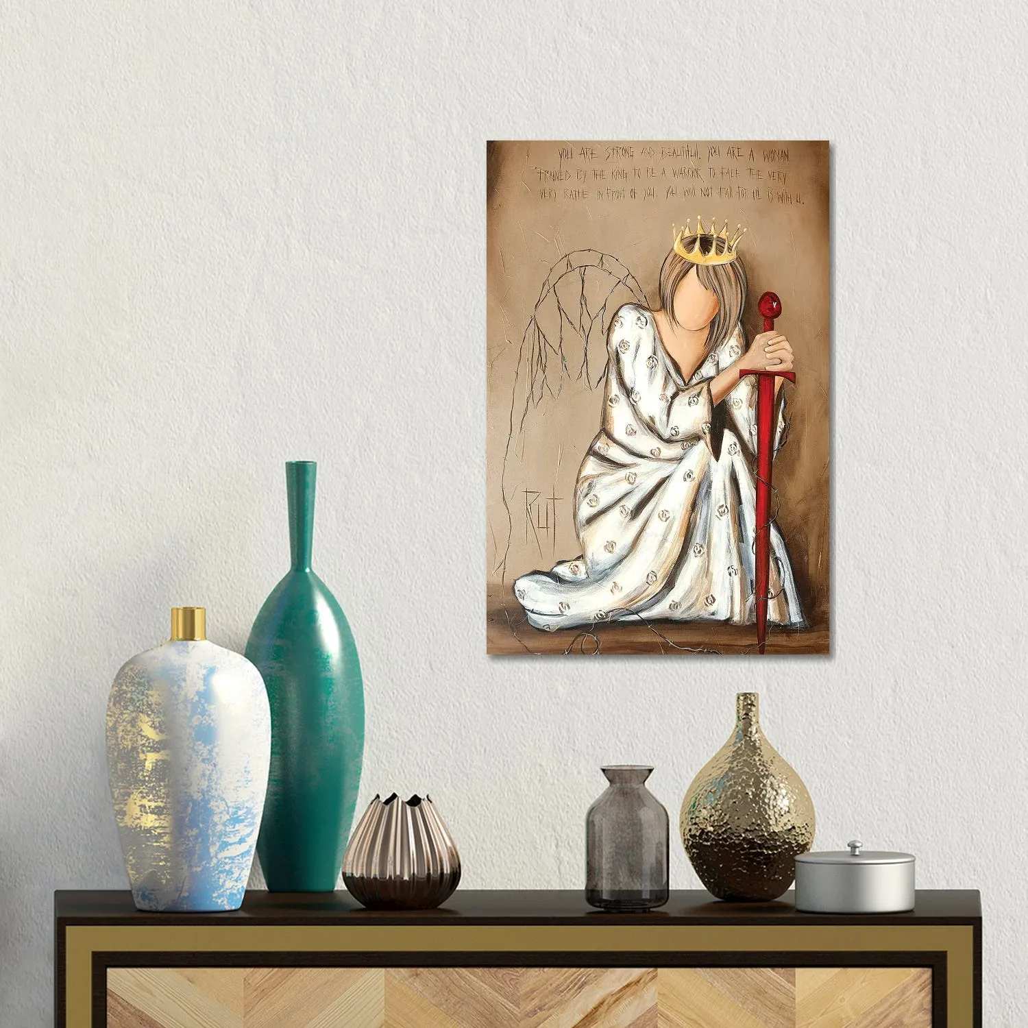 You Are Strong And Beautiful by Ruth's Angels - Canvas Gallery Wrap sold by Zulily product image thumbnail 2