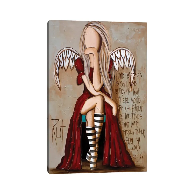 And Blessed Is She by Ruth's Angels - Canvas Gallery Wrap made by Zulily