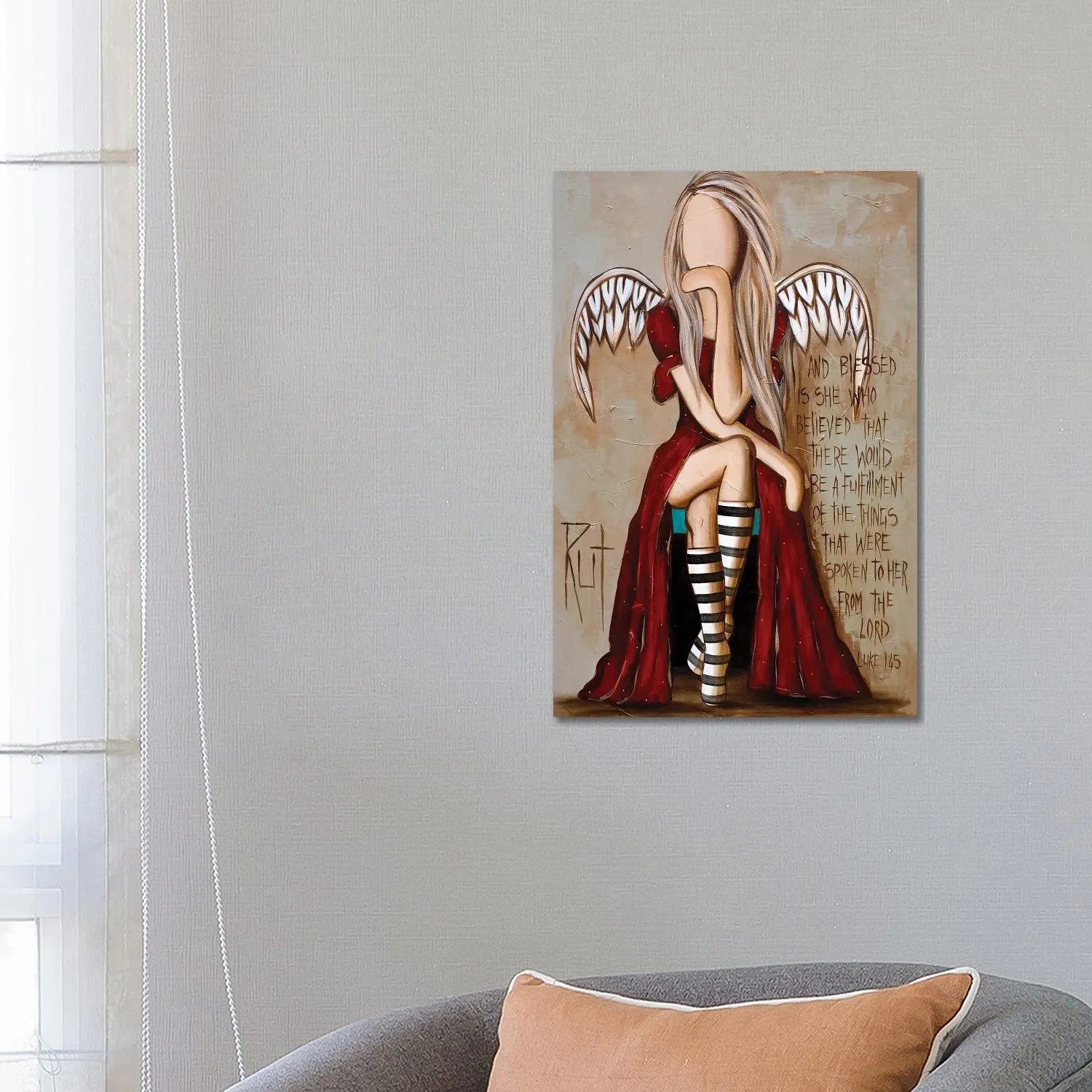 And Blessed Is She by Ruth's Angels - Canvas Gallery Wrap sold by Zulily product image thumbnail 3