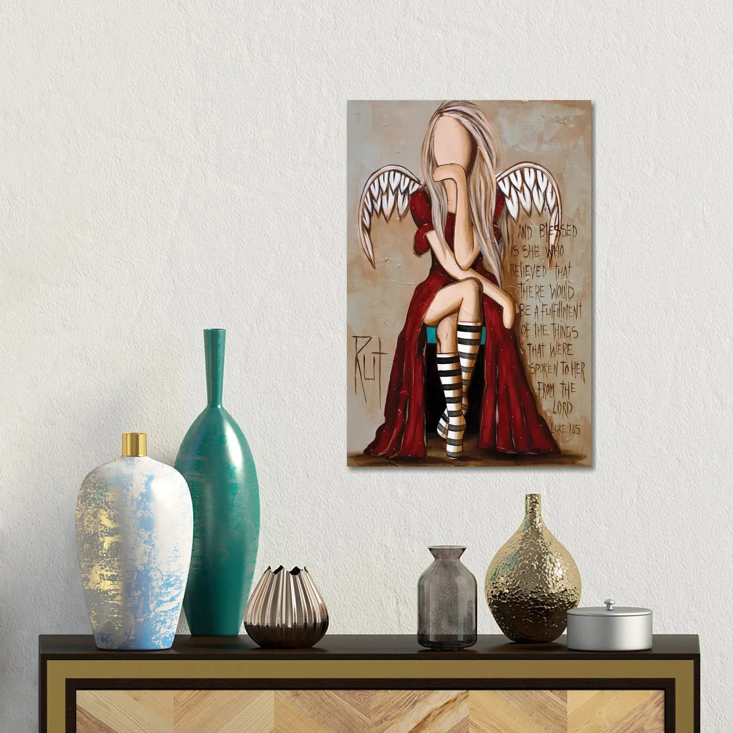 And Blessed Is She by Ruth's Angels - Canvas Gallery Wrap sold by Zulily product image thumbnail 2