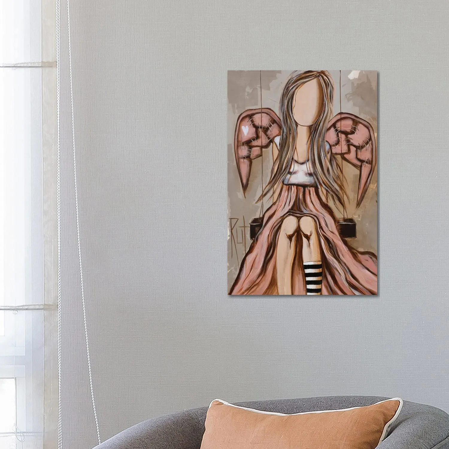 Angel On Swing by Ruth's Angels - Canvas Gallery Wrap sold by Zulily product image thumbnail 3
