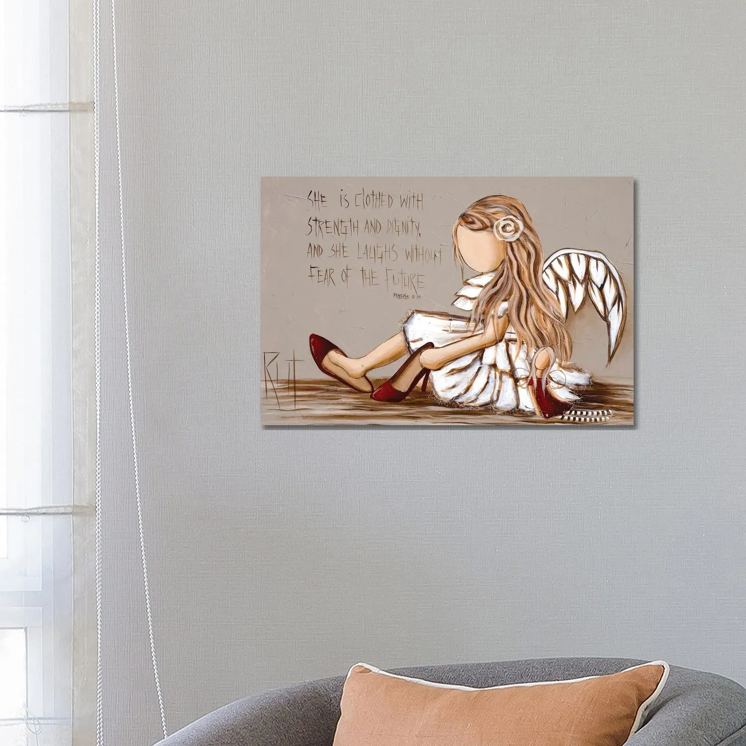 She Is Clothed With by Ruth's Angels - Canvas Gallery Wrap sold by Zulily product image thumbnail 3