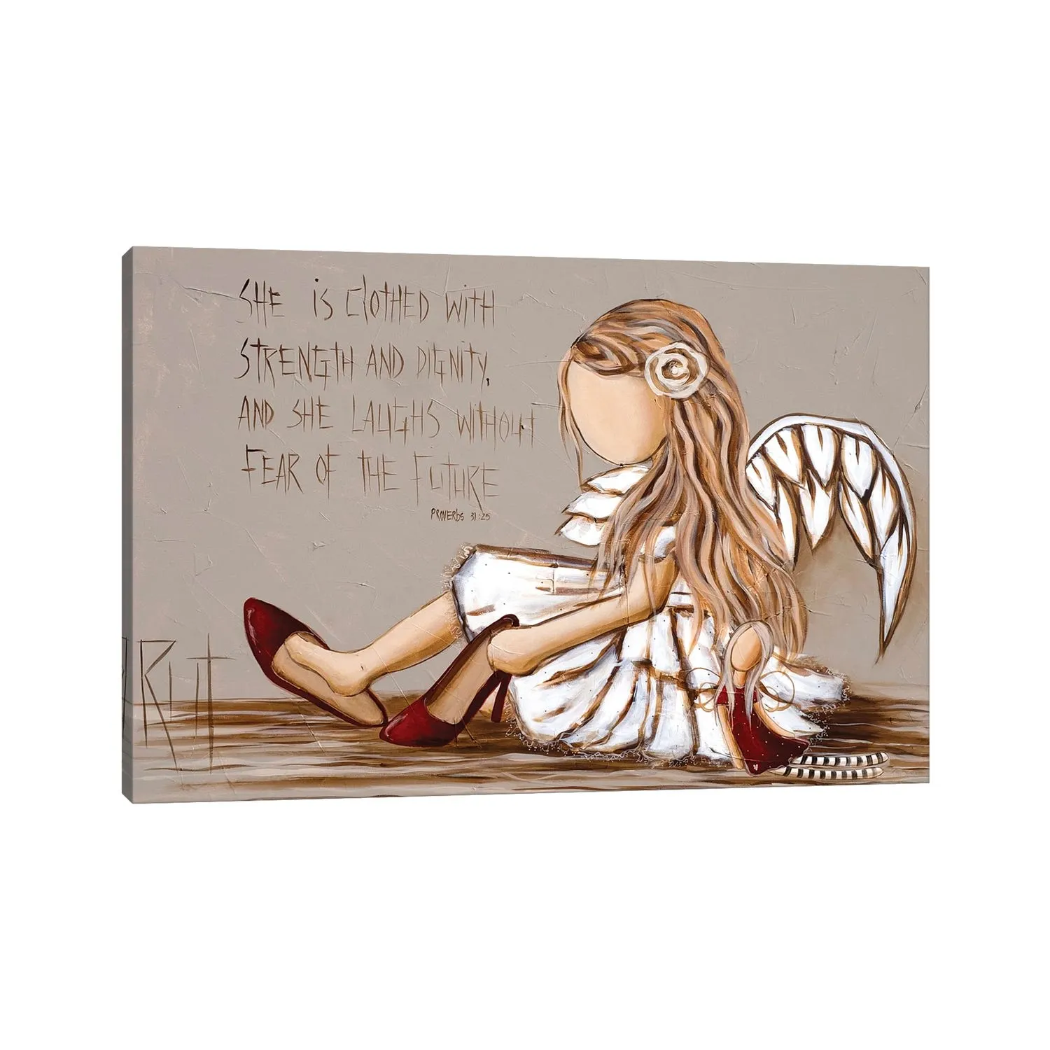 She Is Clothed With by Ruth's Angels - Canvas Gallery Wrap sold by Zulily