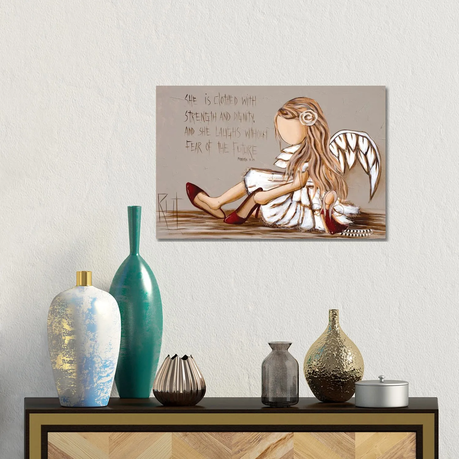 She Is Clothed With by Ruth's Angels - Canvas Gallery Wrap sold by Zulily product image thumbnail 2