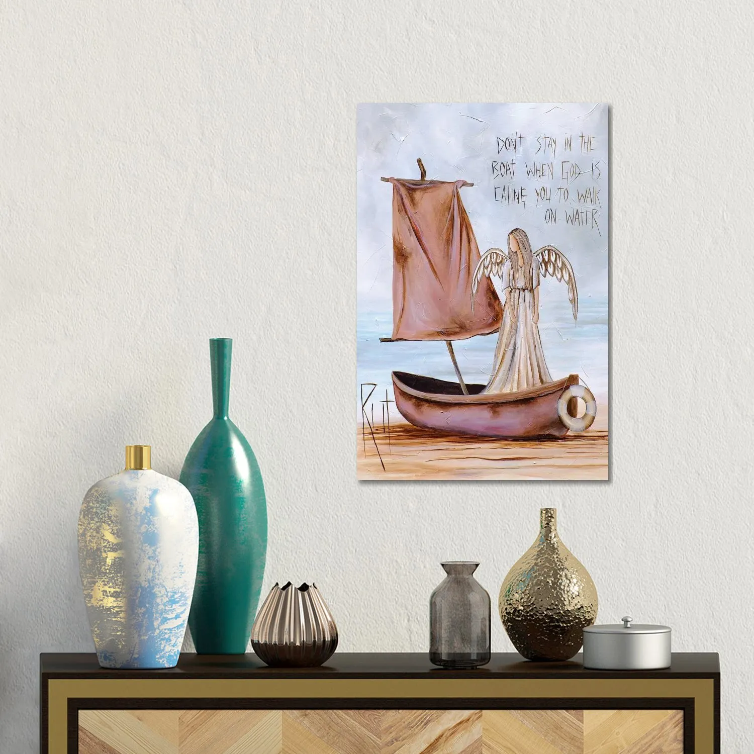 Don't Stay In The Boat by Ruth's Angels - Canvas Gallery Wrap sold by Zulily product image thumbnail 2